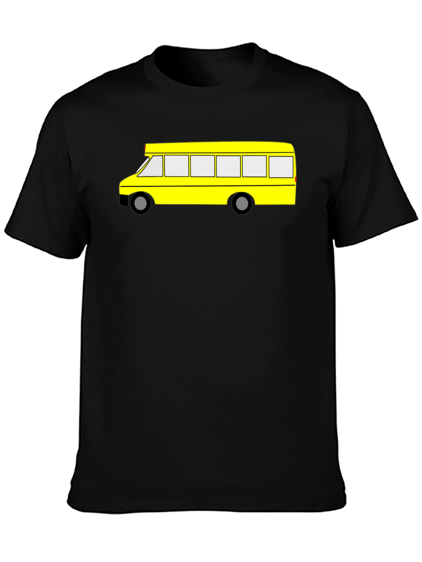 Yellow School Bus Graphic T-Shirt