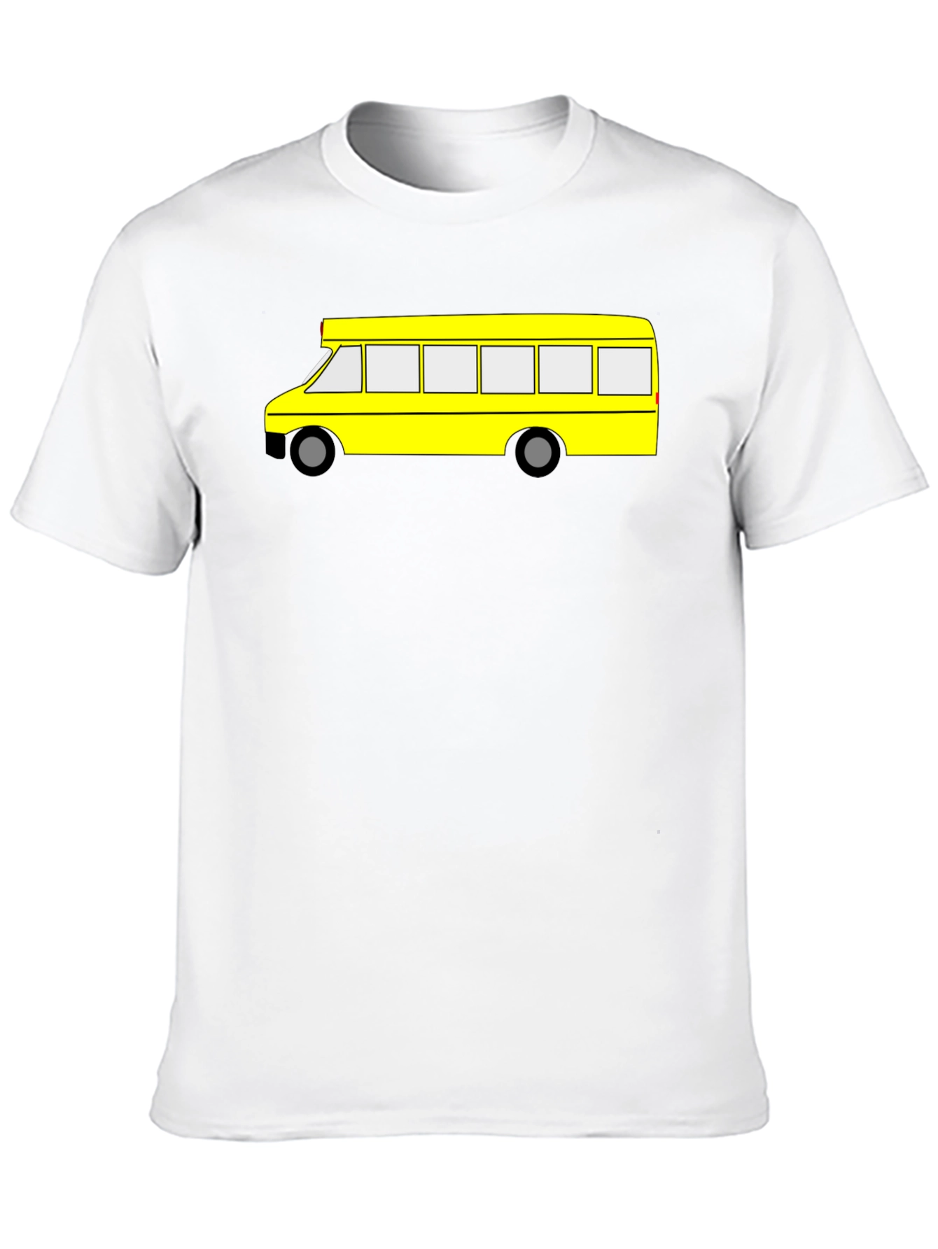Yellow School Bus Graphic T-Shirt