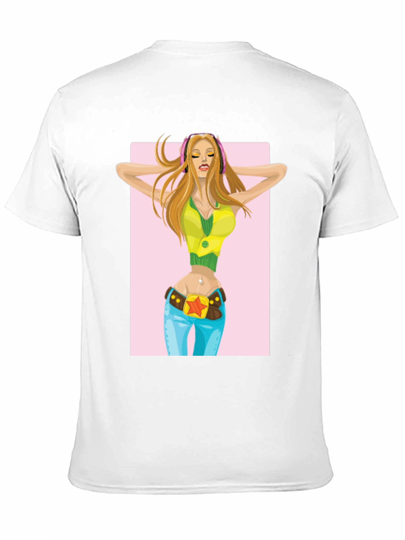 Cool T-Shirt with Girl Graphic