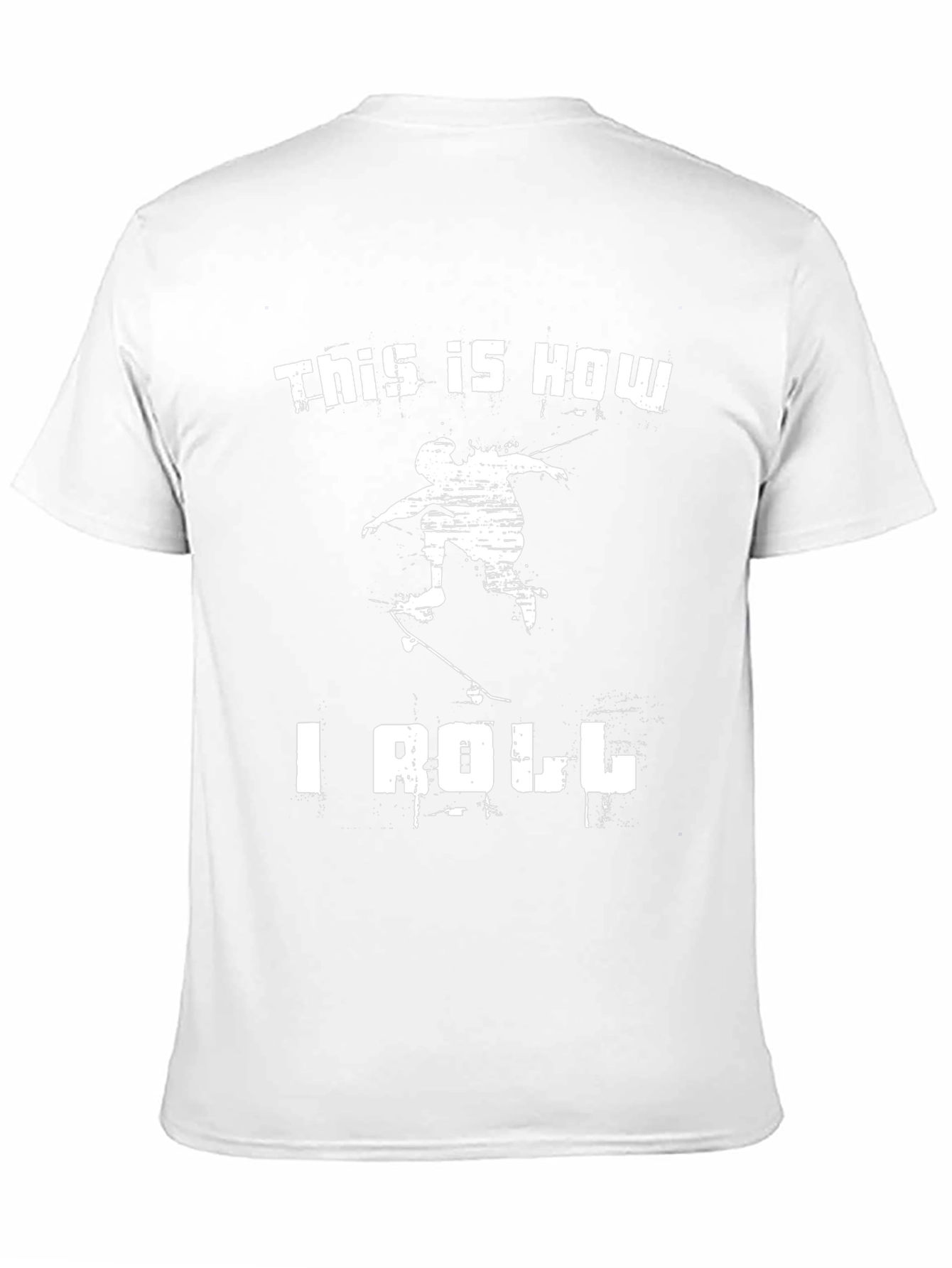 This Is How I Roll Skateboard T-Shirt - Black