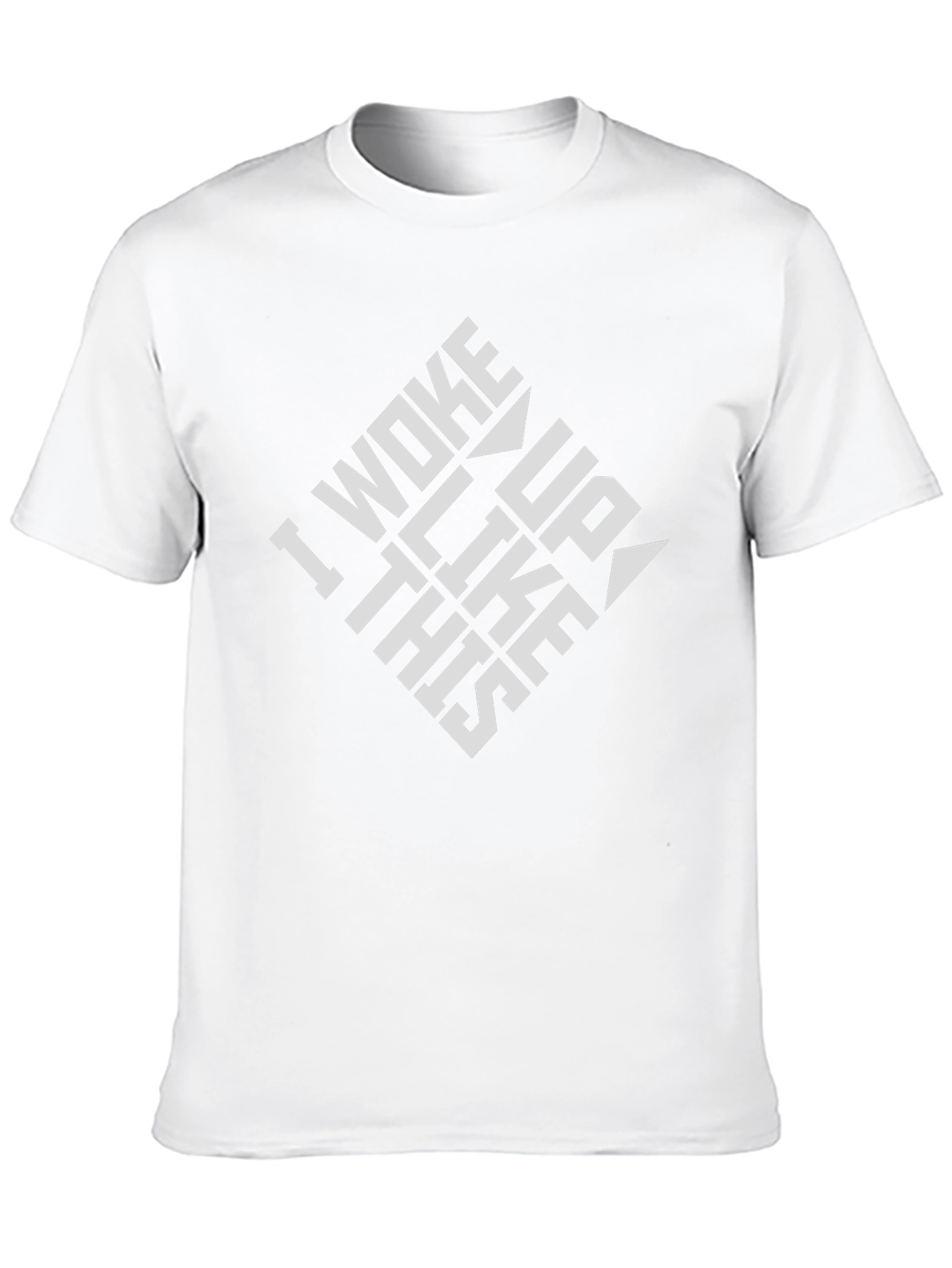 I Woke Up Like This - Black T-Shirt