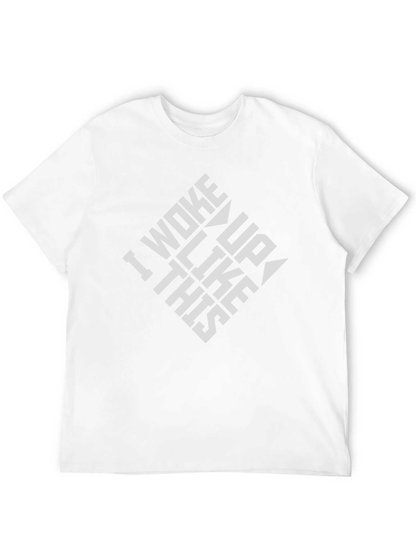 I Woke Up Like This - Black T-Shirt
