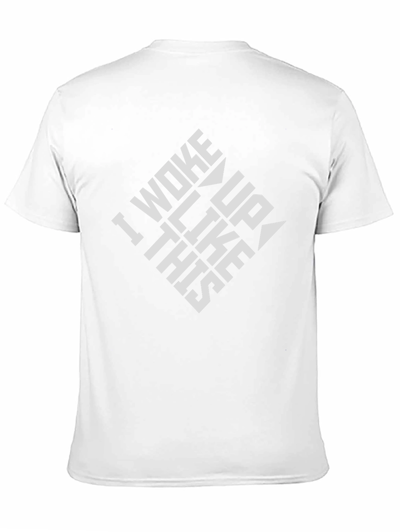 I Woke Up Like This - Black T-Shirt