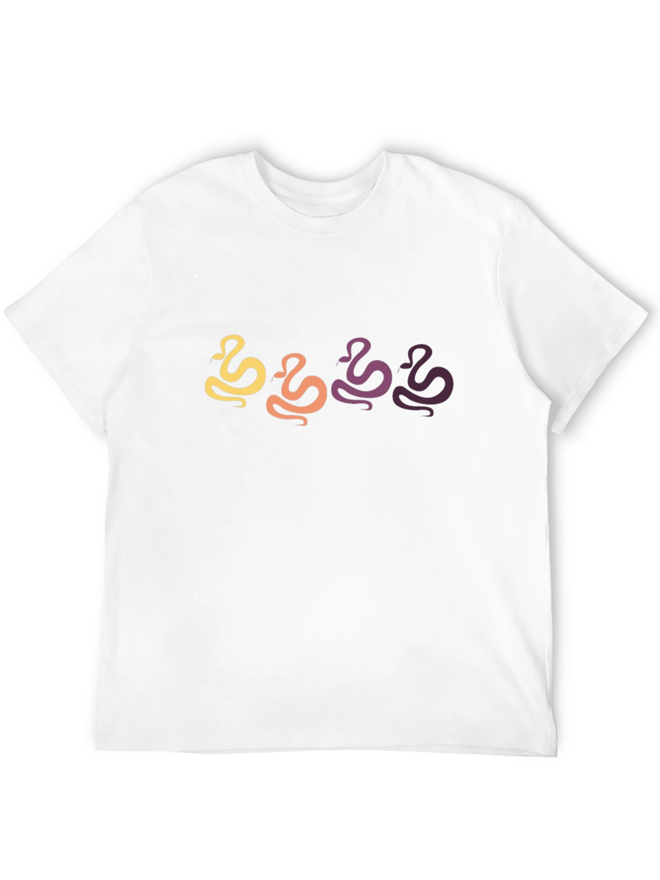 Retro Snake Graphic Black T-Shirt
