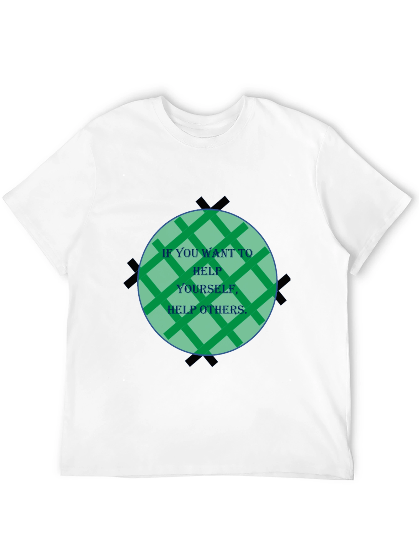 Inspirational Graphic Tee - Help Others Design