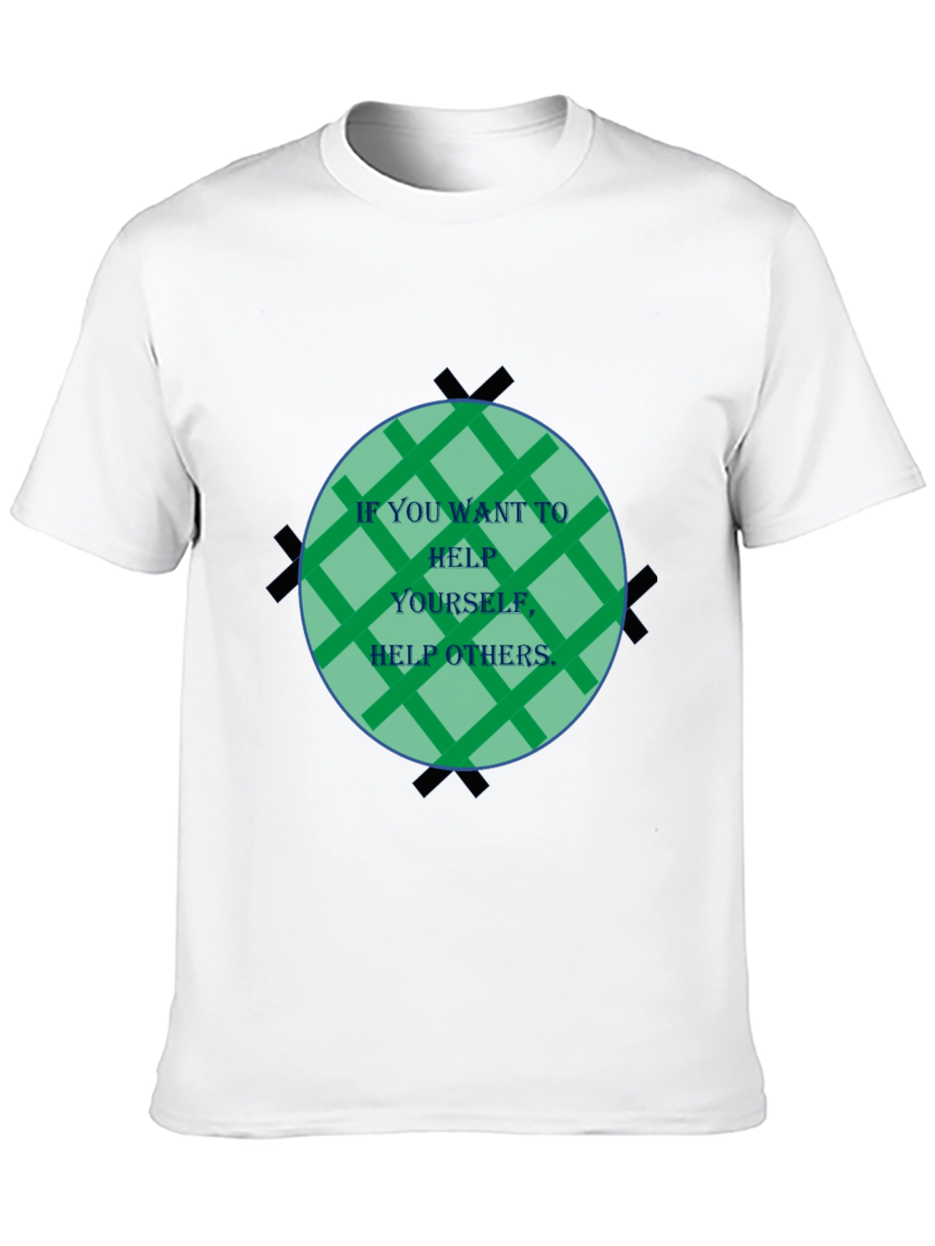 Inspirational Graphic Tee - Help Others Design