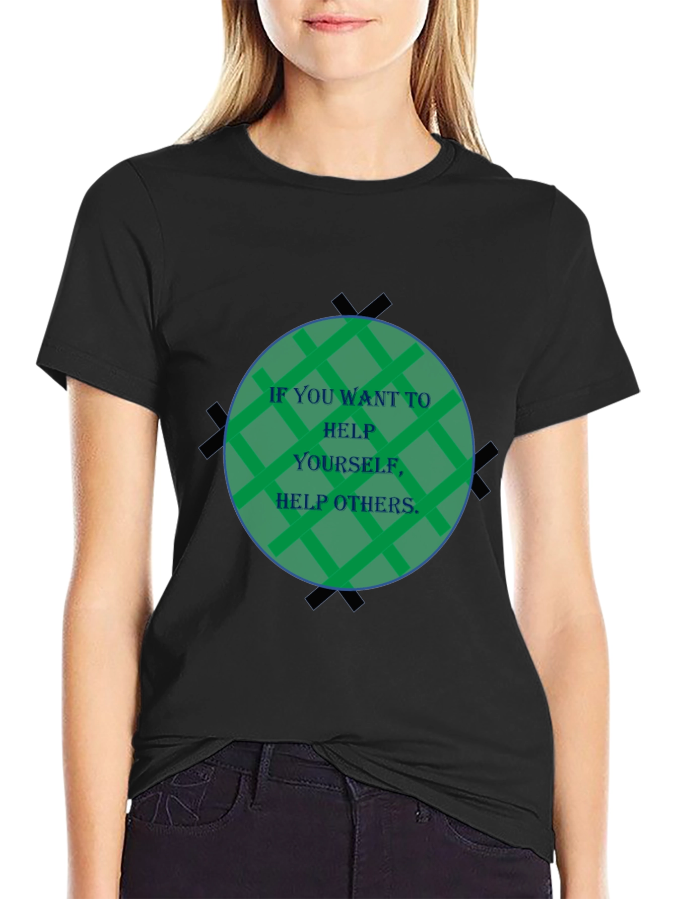 Inspirational Graphic Tee - Help Others Design