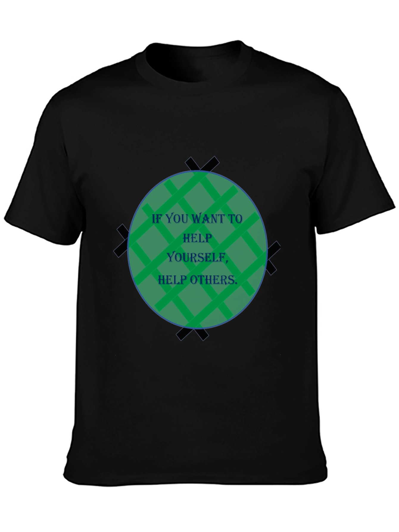Inspirational Graphic Tee - Help Others Design