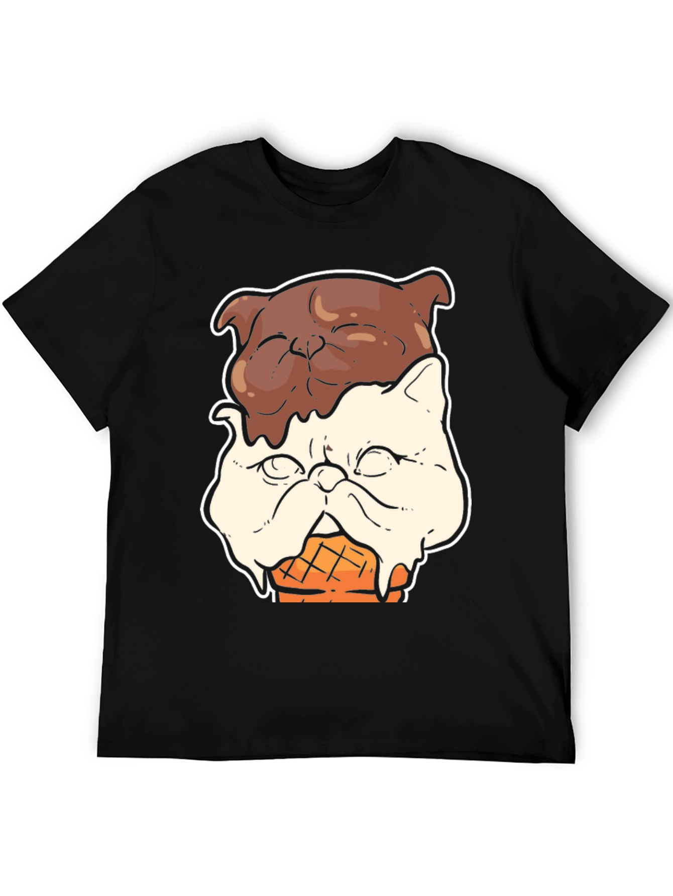 Ice Cream Cat Graphic Tee