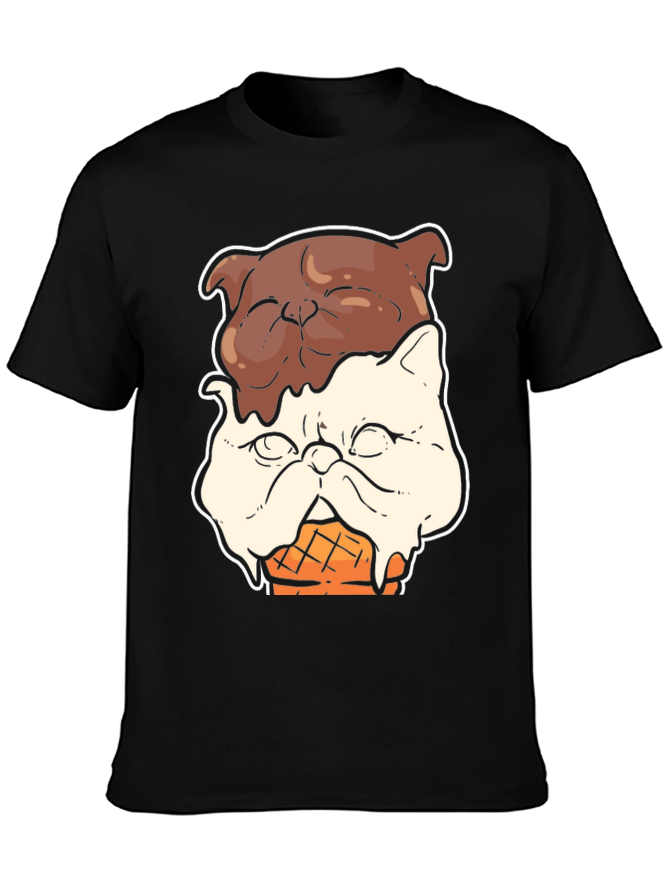 Ice Cream Cat Graphic Tee