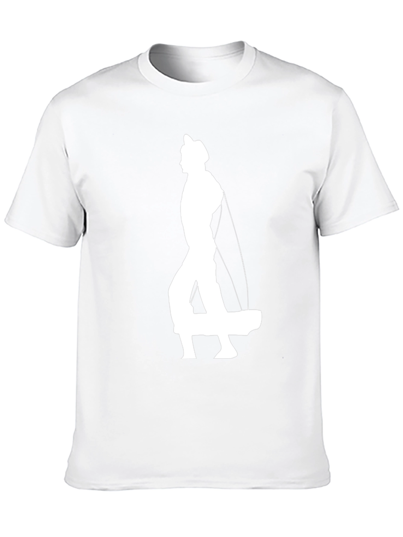 Black T-Shirt with Cowboy Puppet Graphic