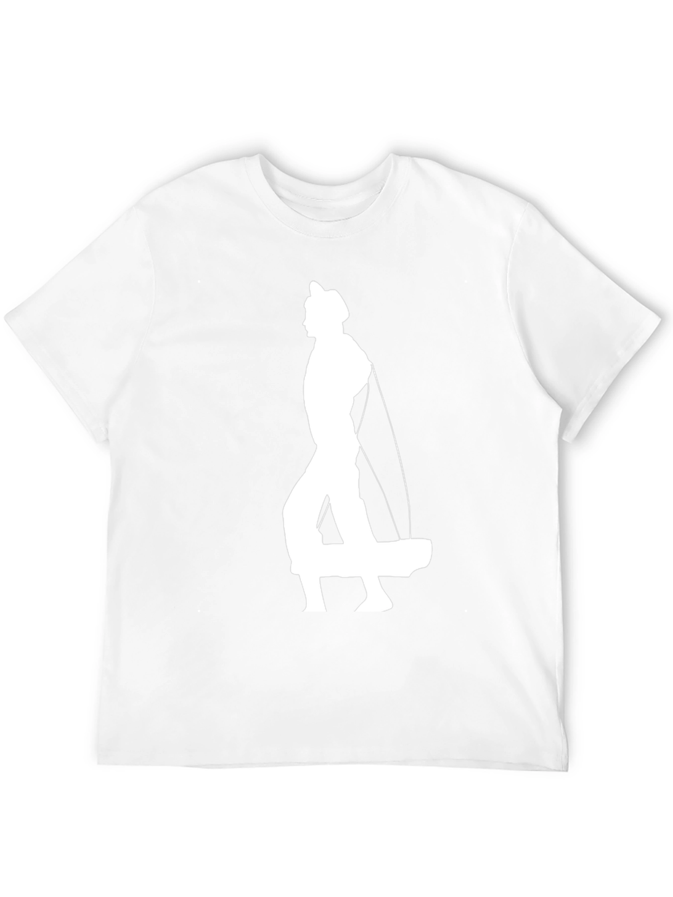 Black T-Shirt with Cowboy Puppet Graphic