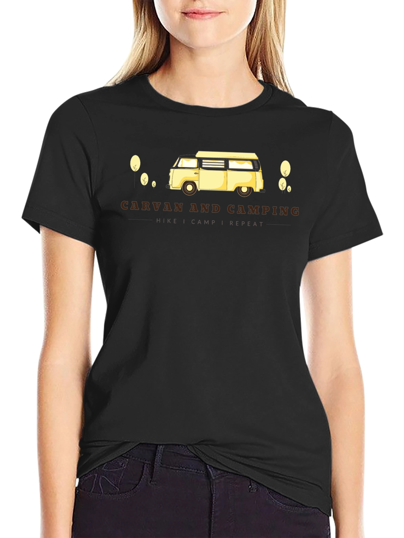 Caravan and Camping Graphic T-Shirt