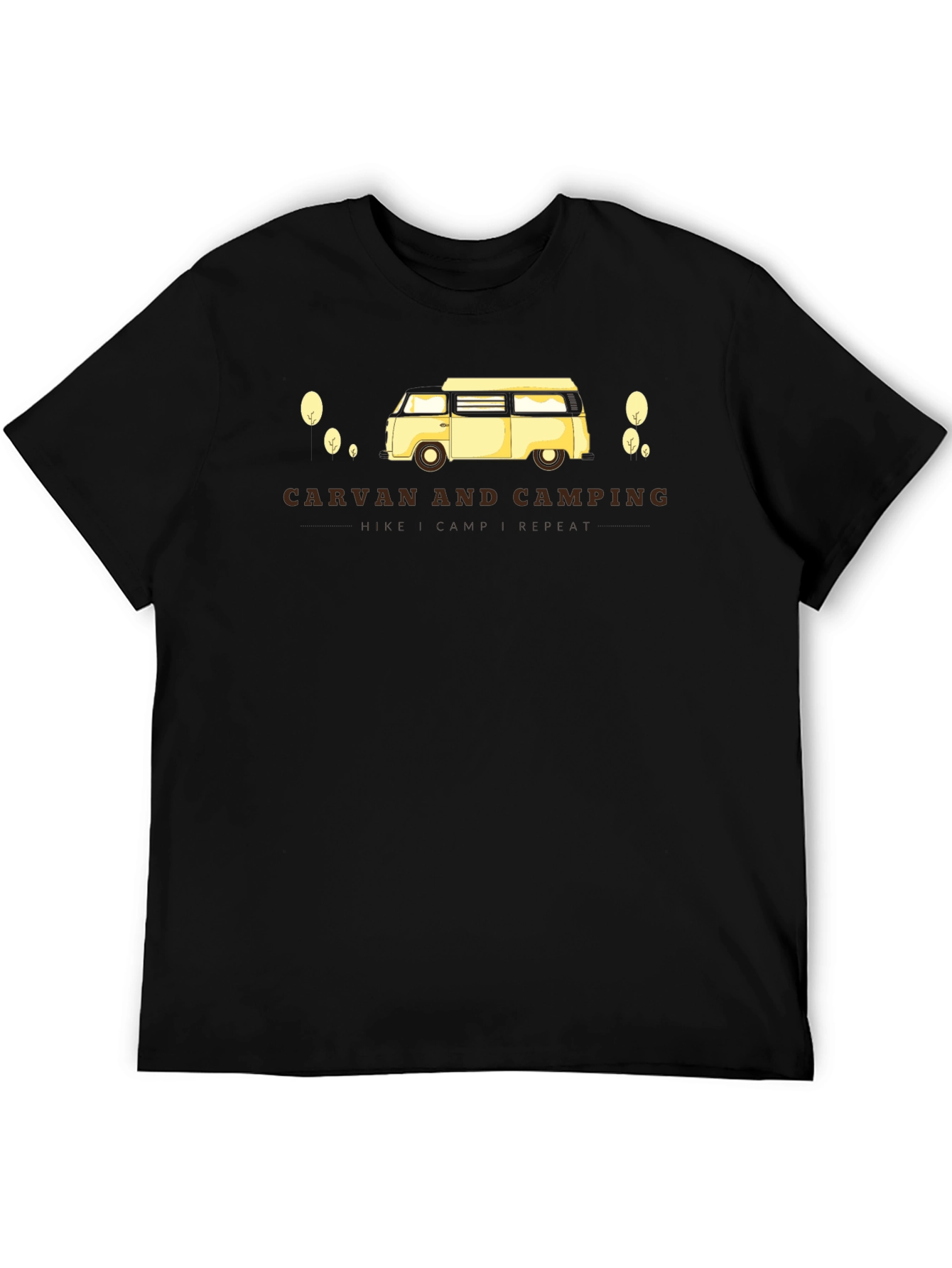Caravan and Camping Graphic T-Shirt