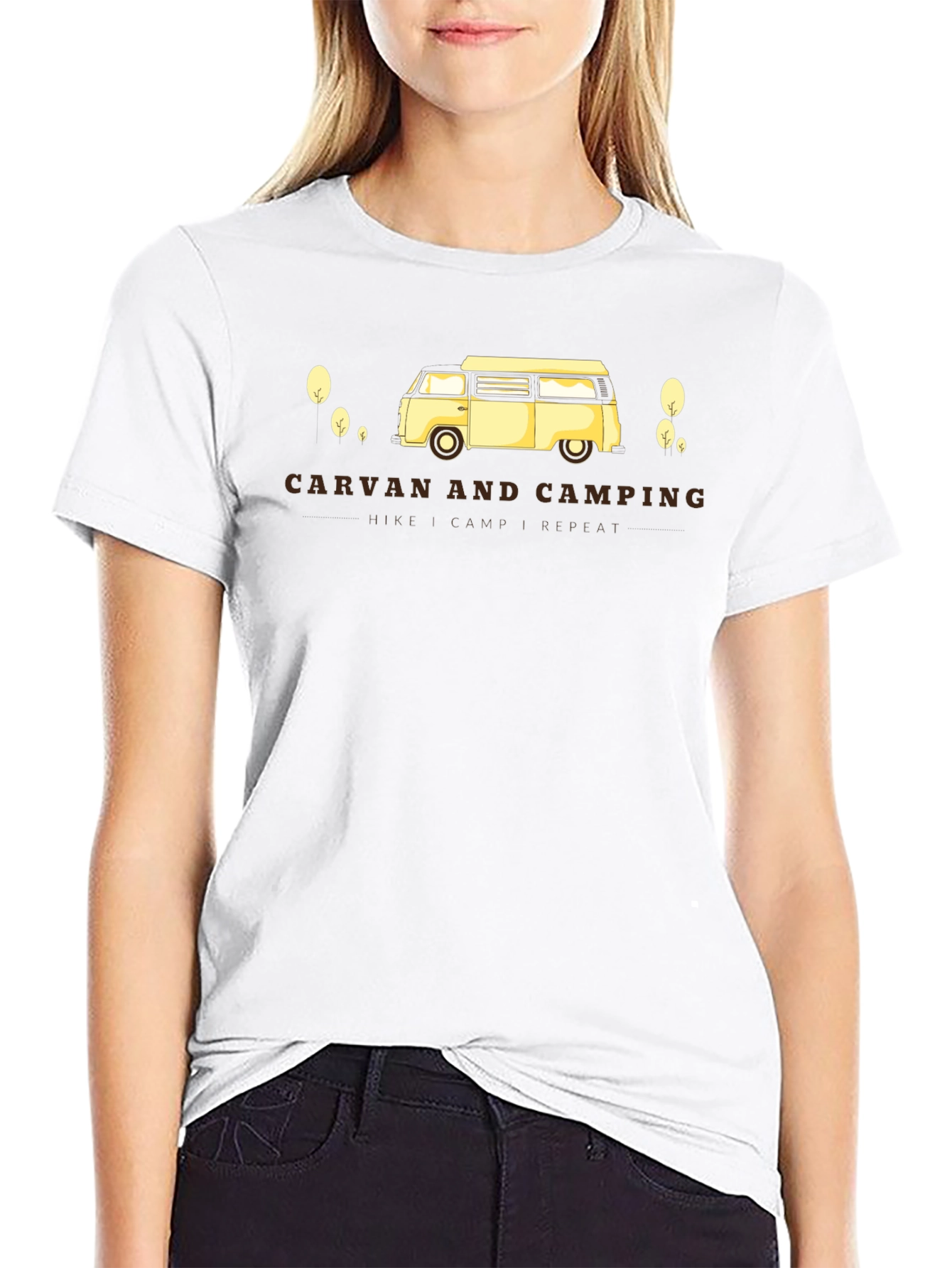 Caravan and Camping Graphic T-Shirt