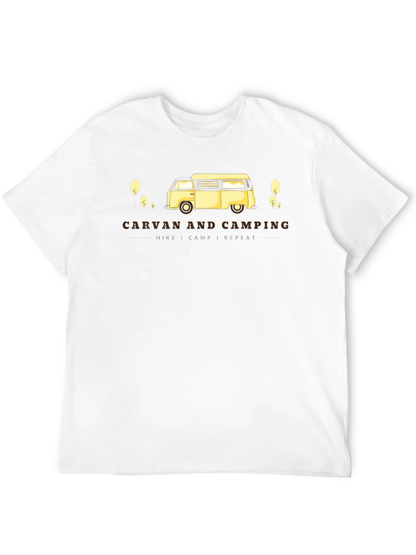 Caravan and Camping Graphic T-Shirt