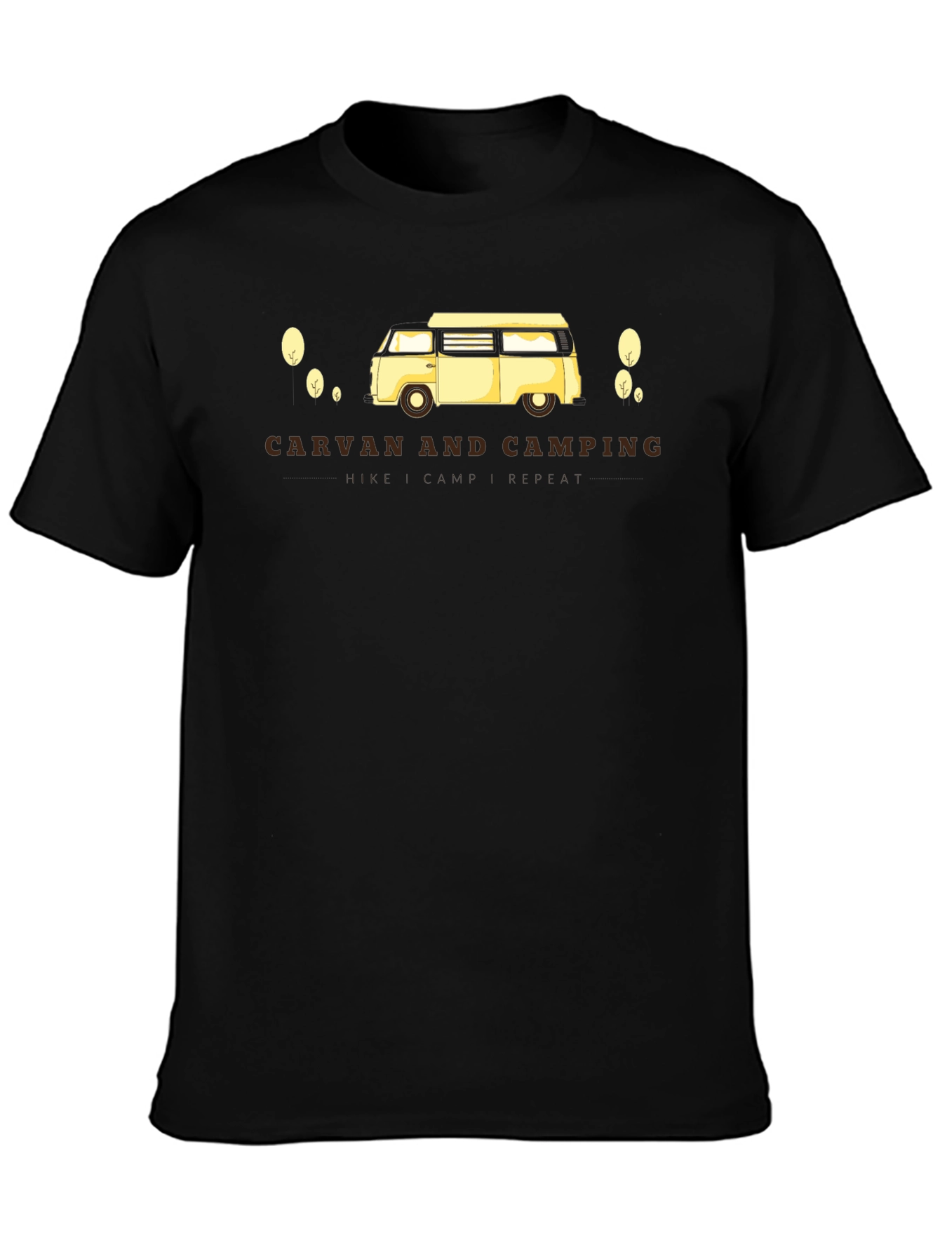 Caravan and Camping Graphic T-Shirt