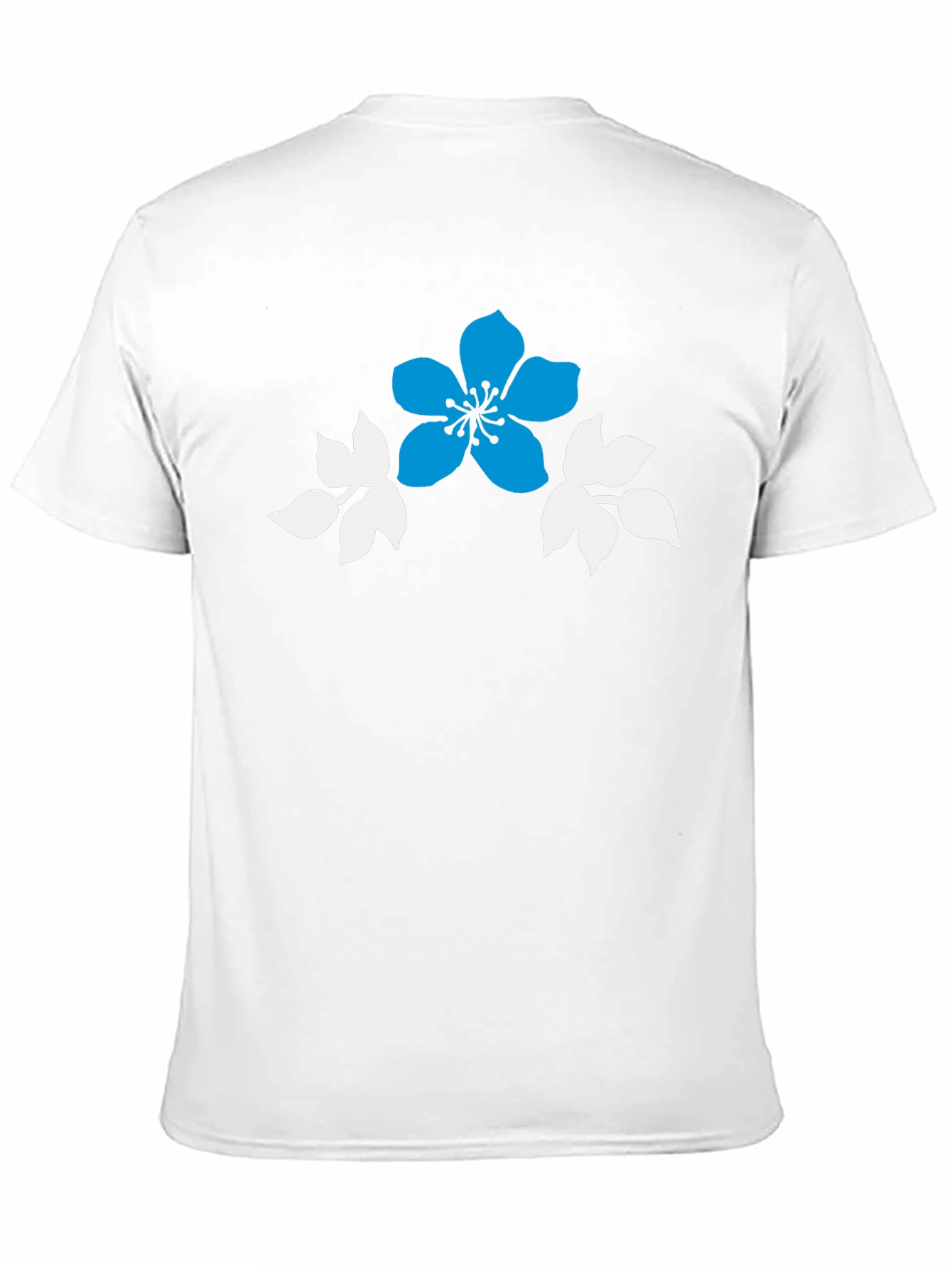 Floral Graphic Print Black Casual T-Shirt