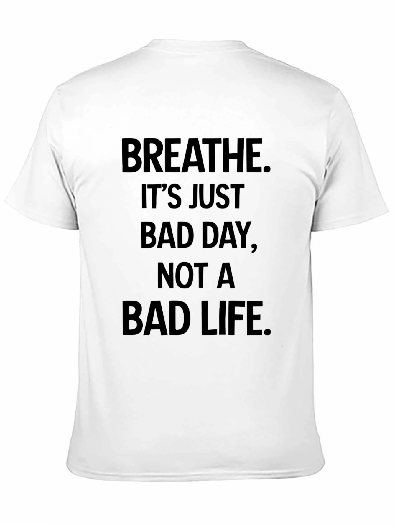Breathe Motivational Graphic Tee - Comfort & Style