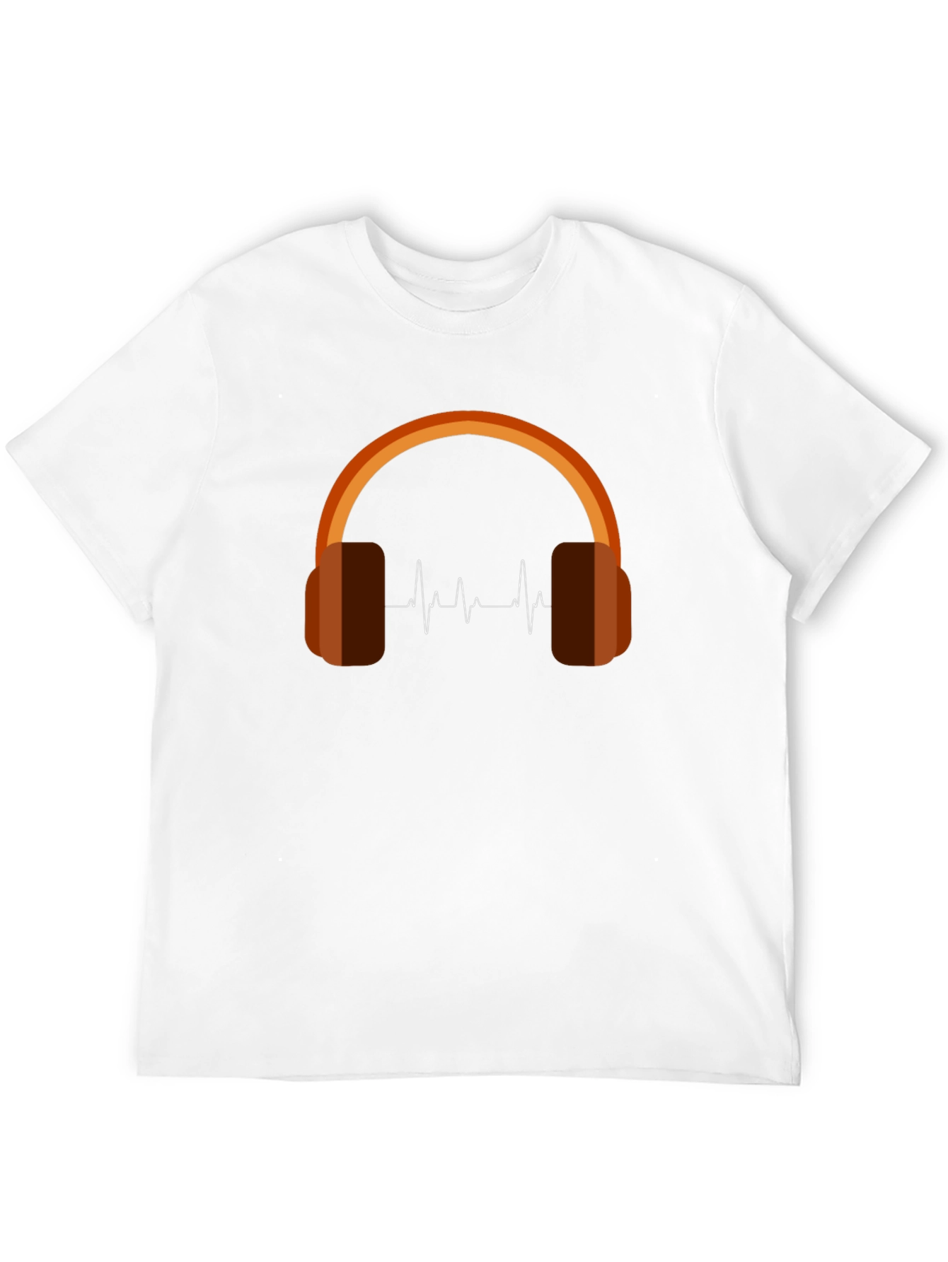 Headphone Heartbeat Graphic Tee