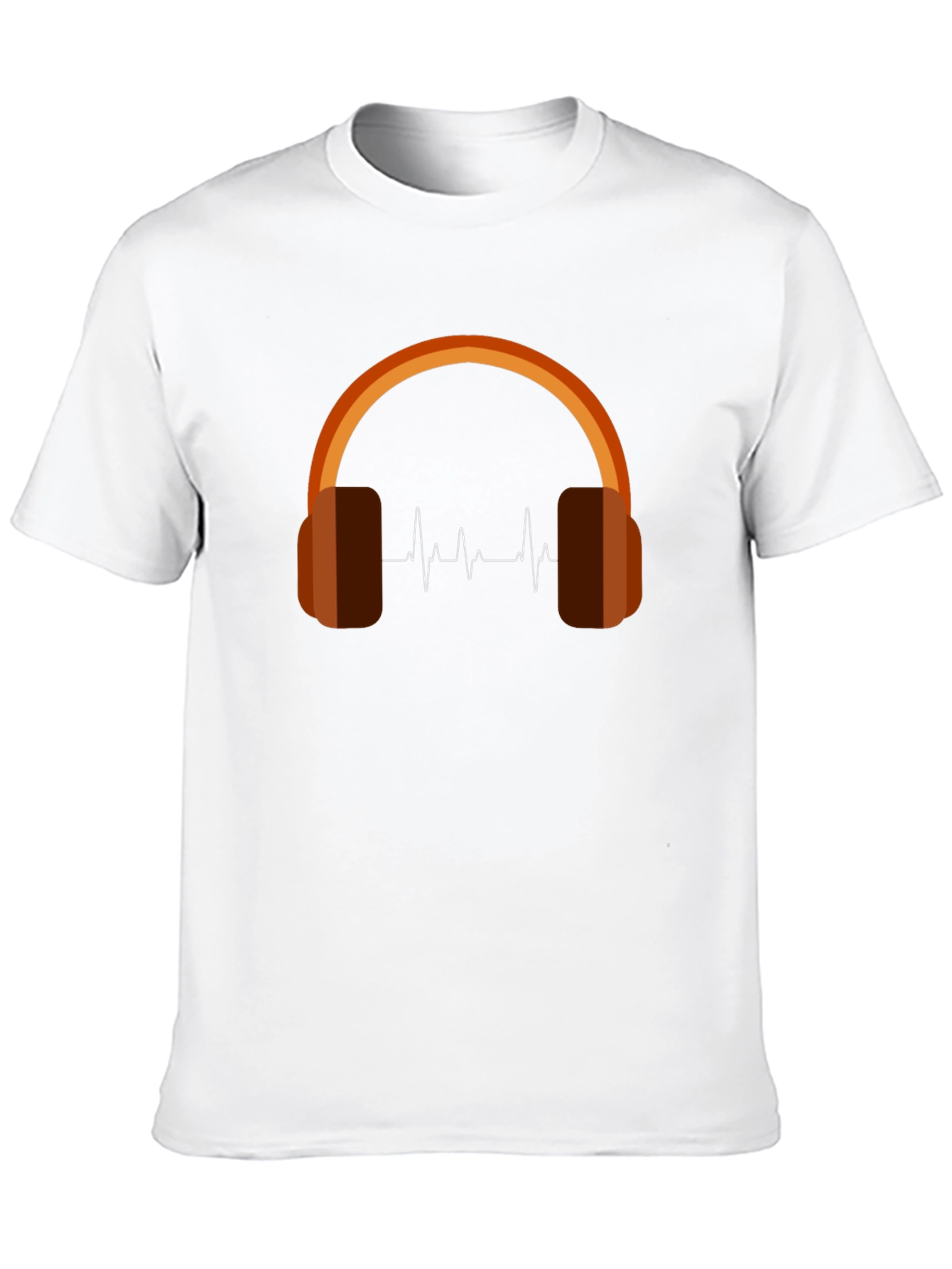 Headphone Heartbeat Graphic Tee
