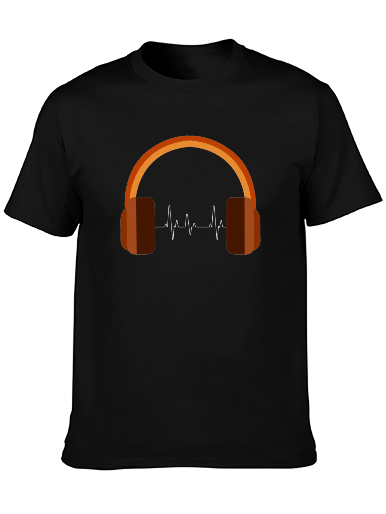 Headphone Heartbeat Graphic Tee