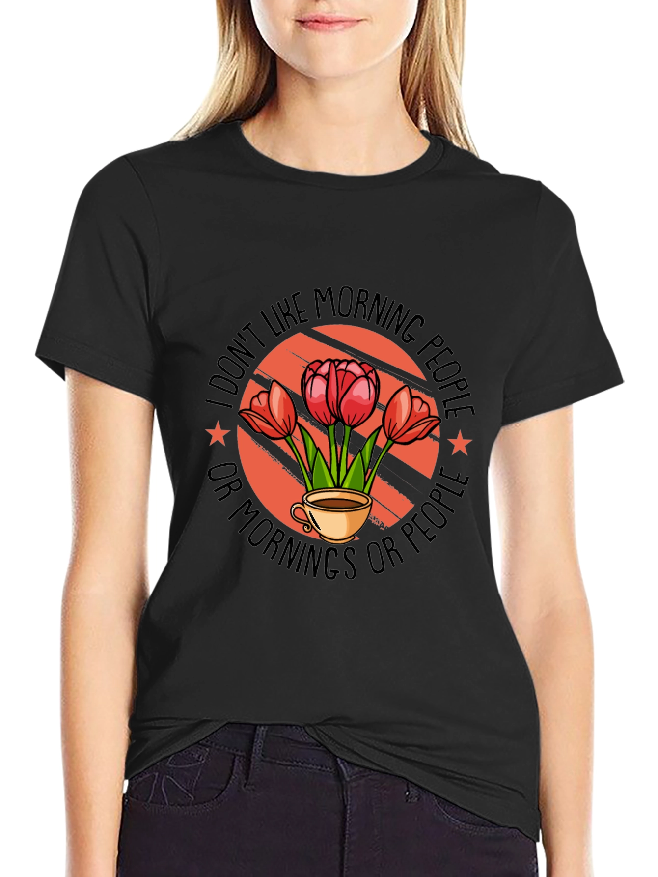 I Dont Like Morning People T-Shirt