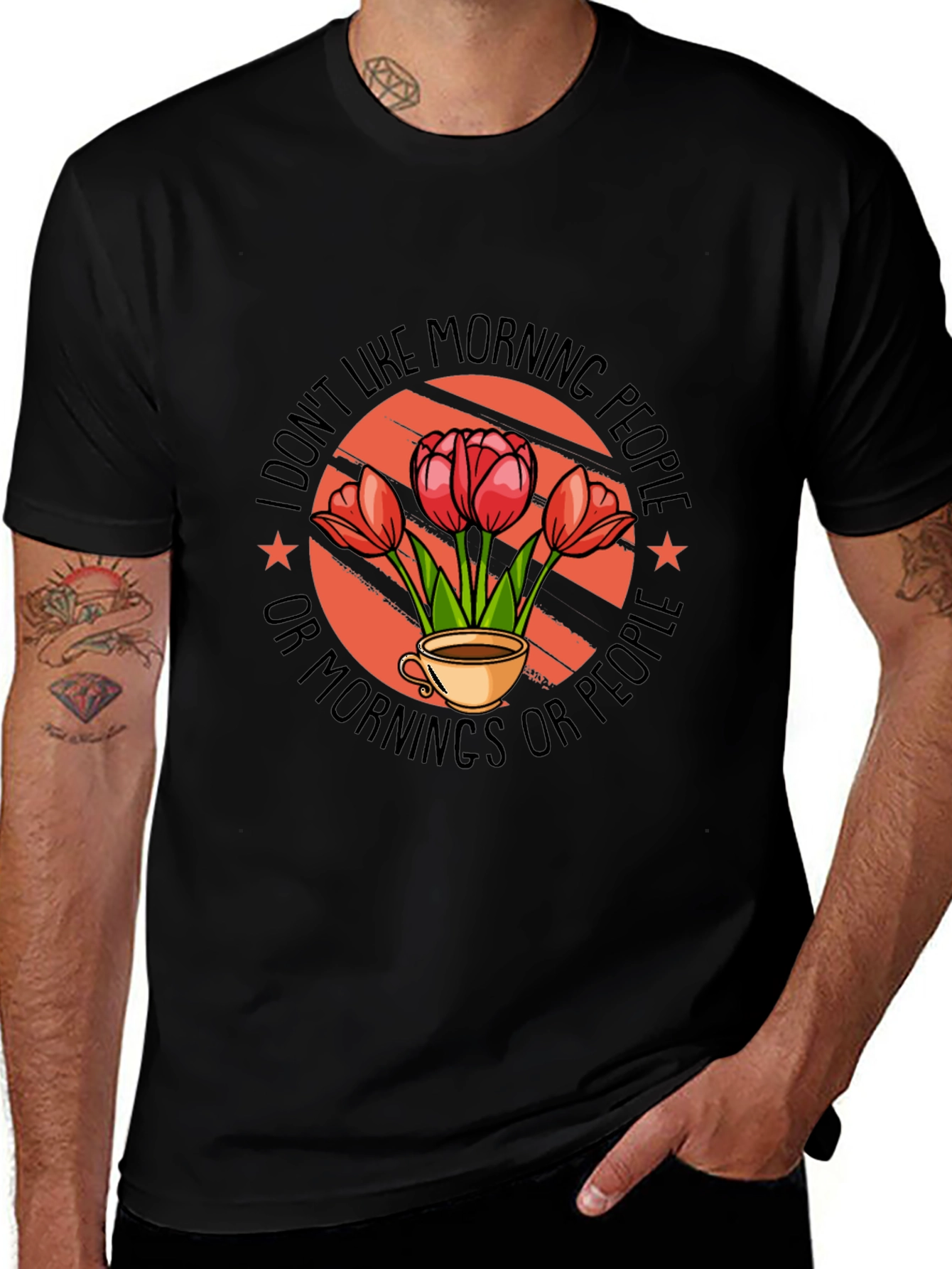 I Dont Like Morning People T-Shirt