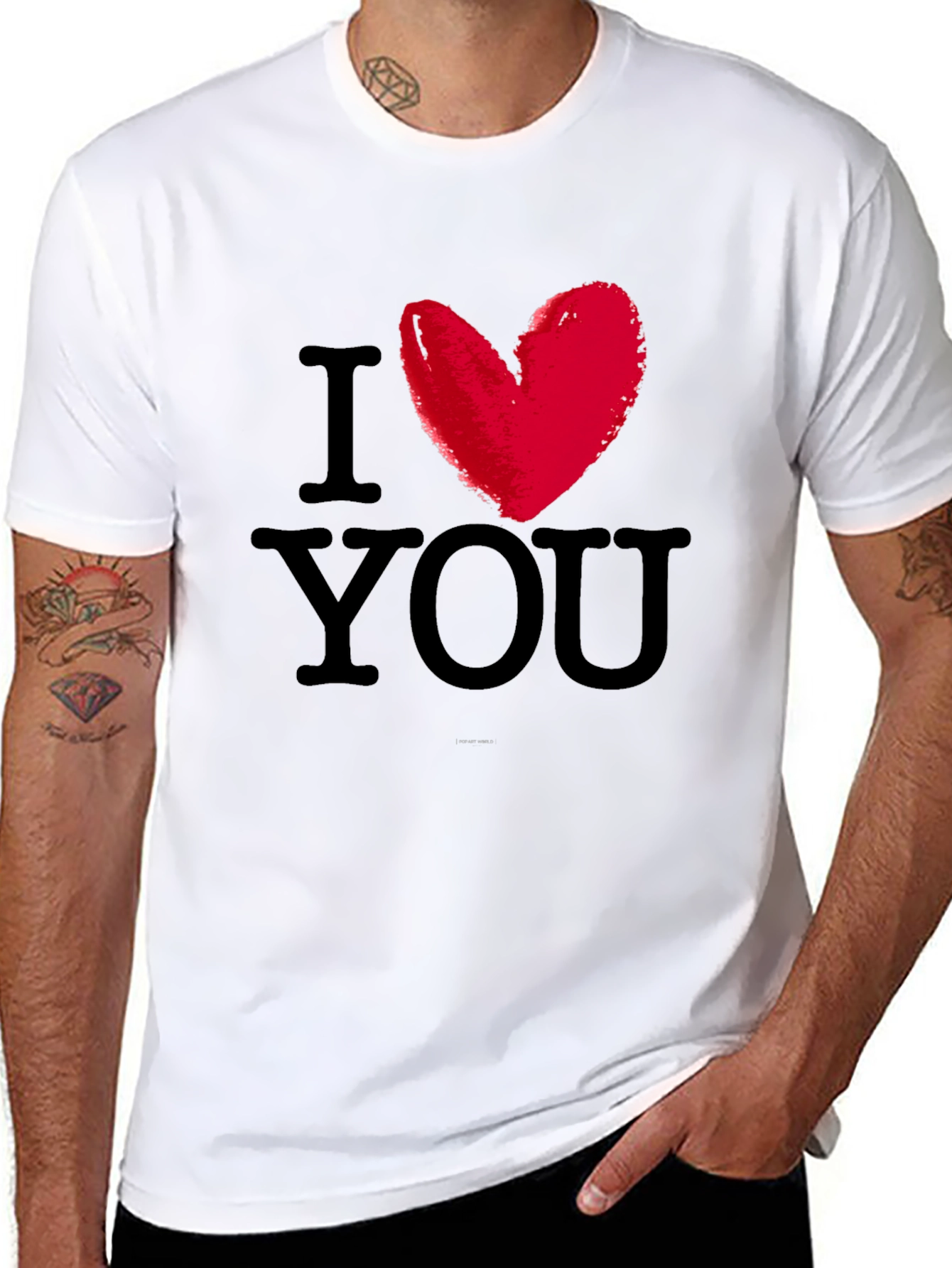 I Heart You Graphic T-Shirt - Valentines Day Tee