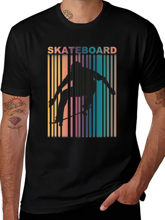 Skateboarder Retro T-Shirt - Cool Streetwear Tee