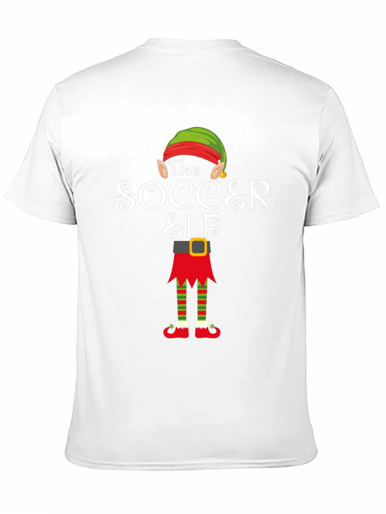 Soccer Elf Graphic Tee - Holiday Fun!