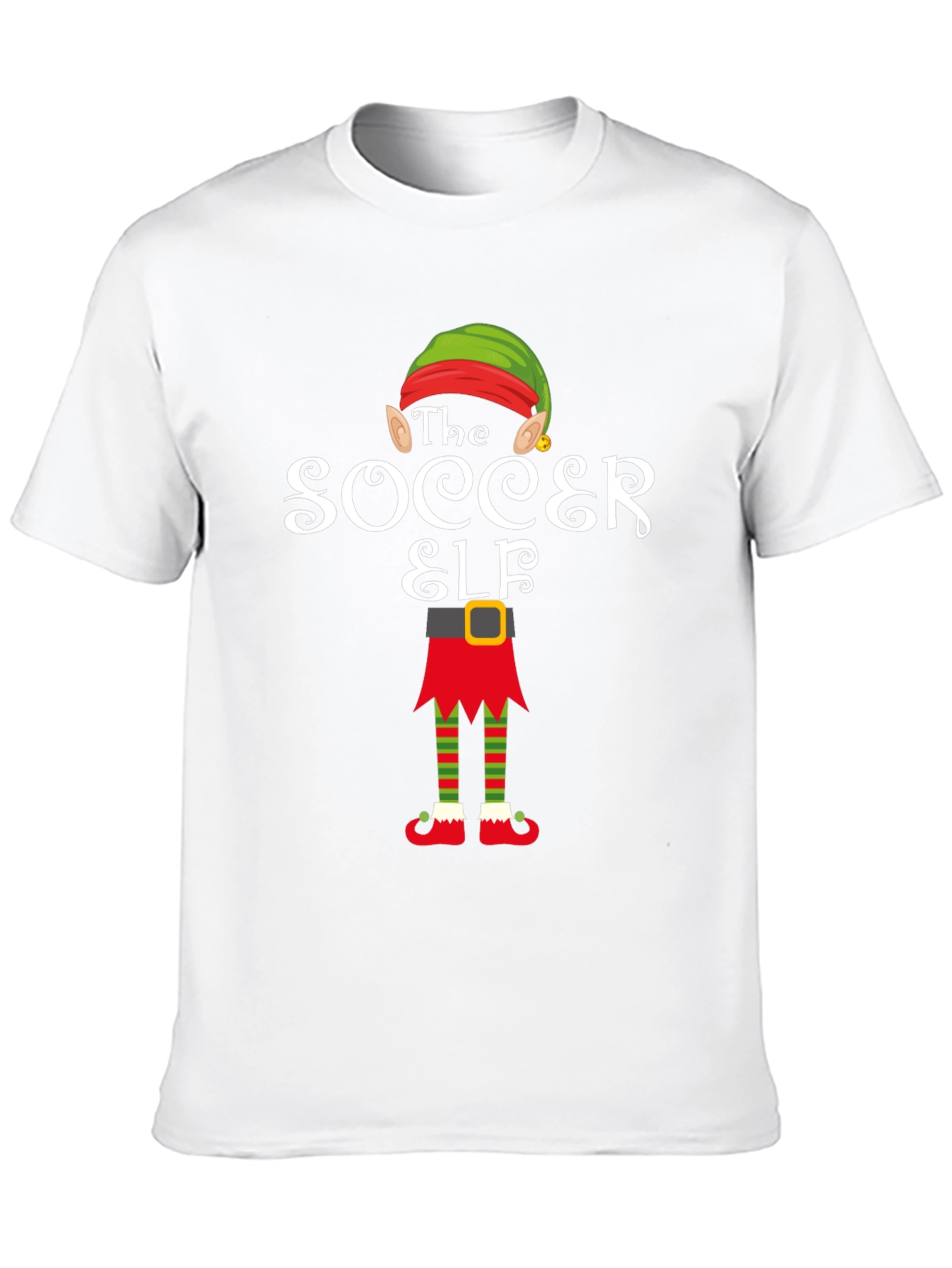 Soccer Elf Graphic Tee - Holiday Fun!