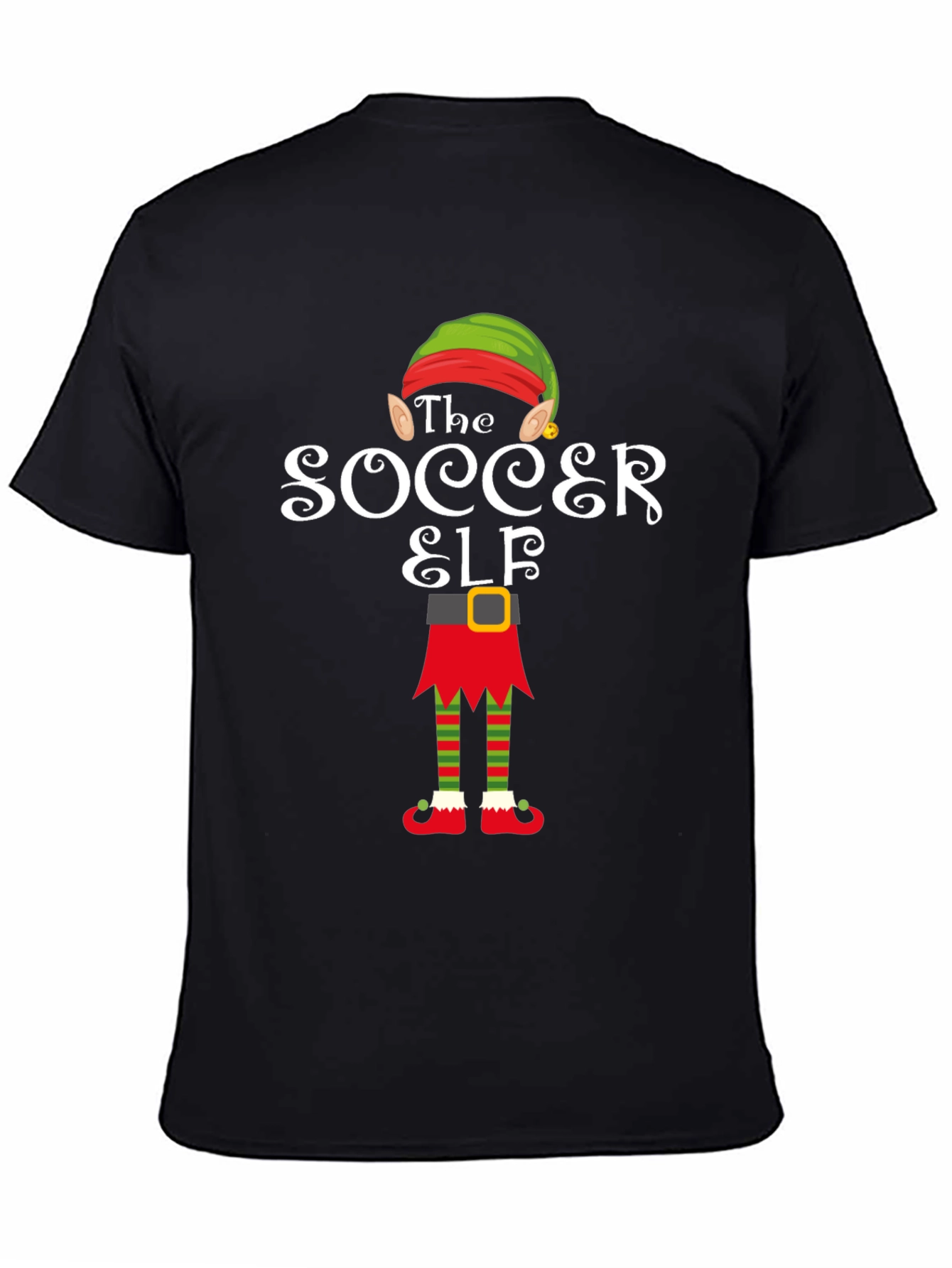 Soccer Elf Graphic Tee - Holiday Fun!
