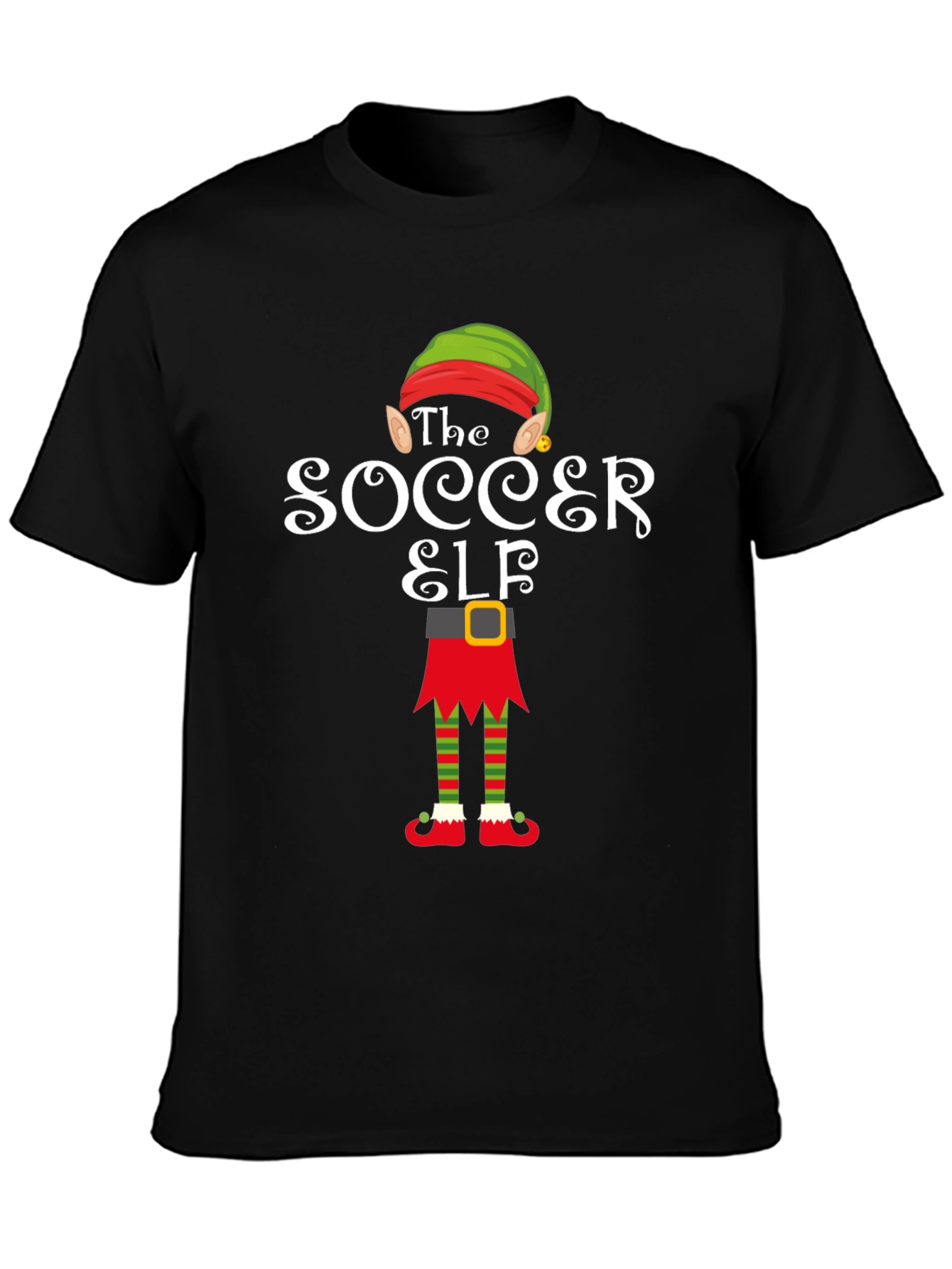 Soccer Elf Graphic Tee - Holiday Fun!