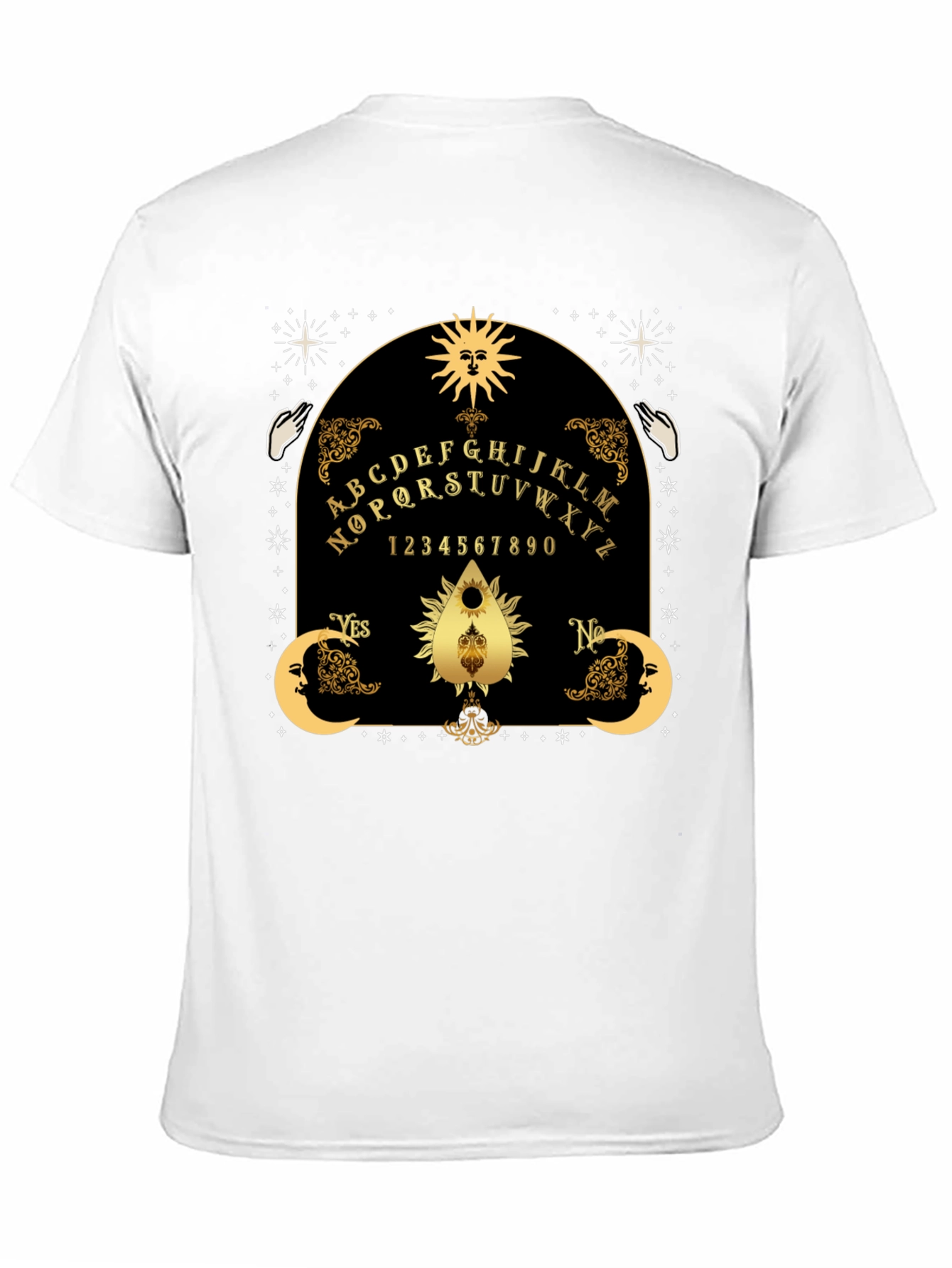Mystic Ouija Board T-Shirt - Goth Occult Apparel