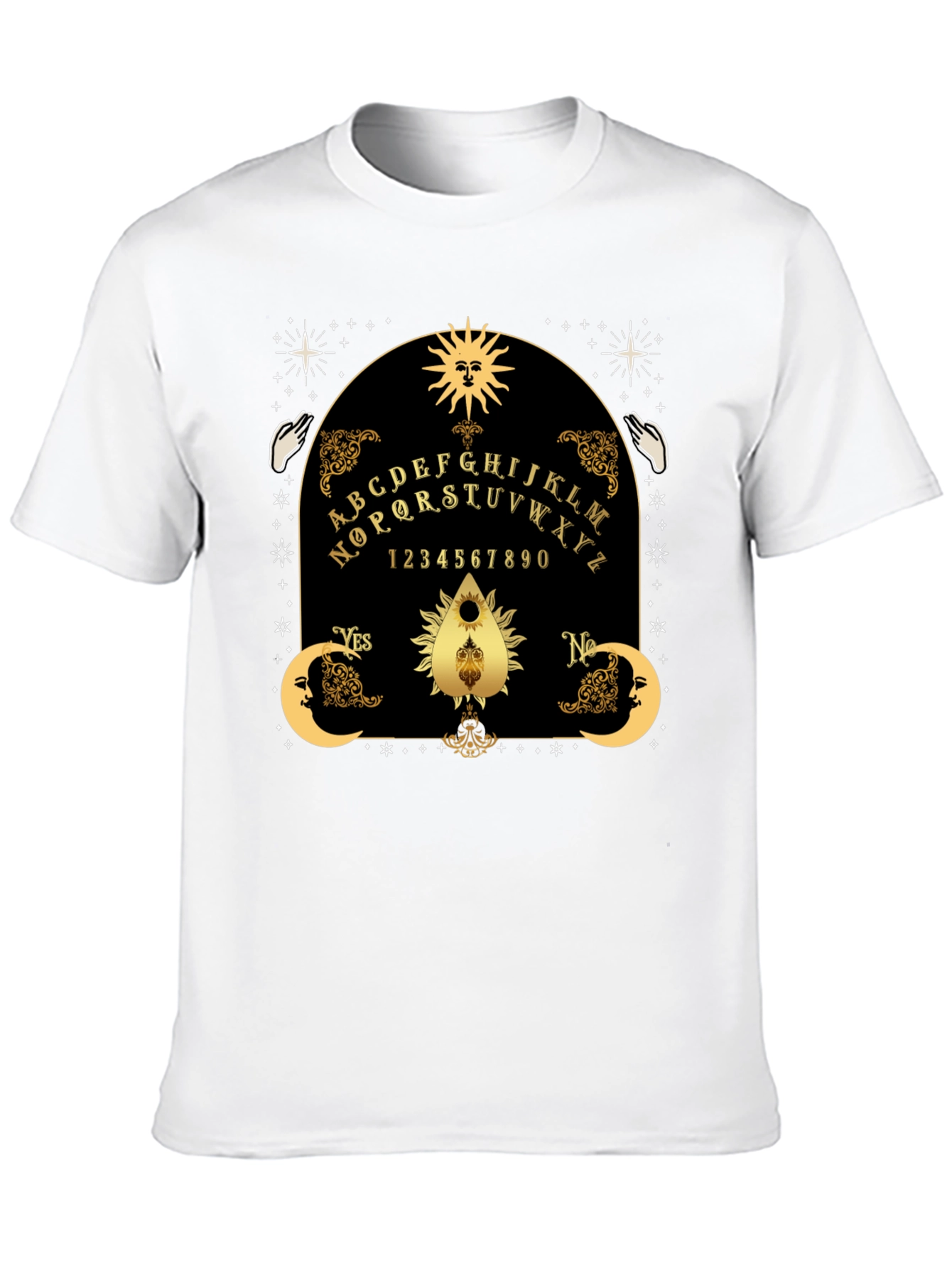 Mystic Ouija Board T-Shirt - Goth Occult Apparel