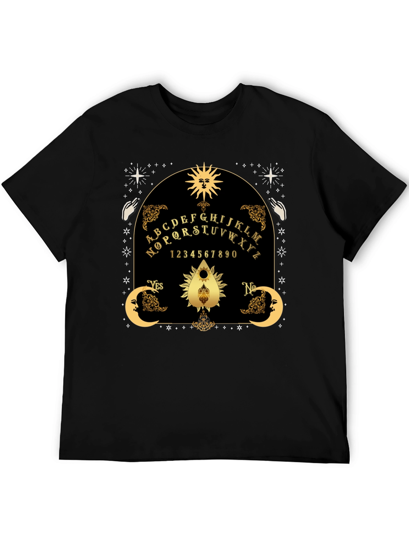 Mystic Ouija Board T-Shirt - Goth Occult Apparel