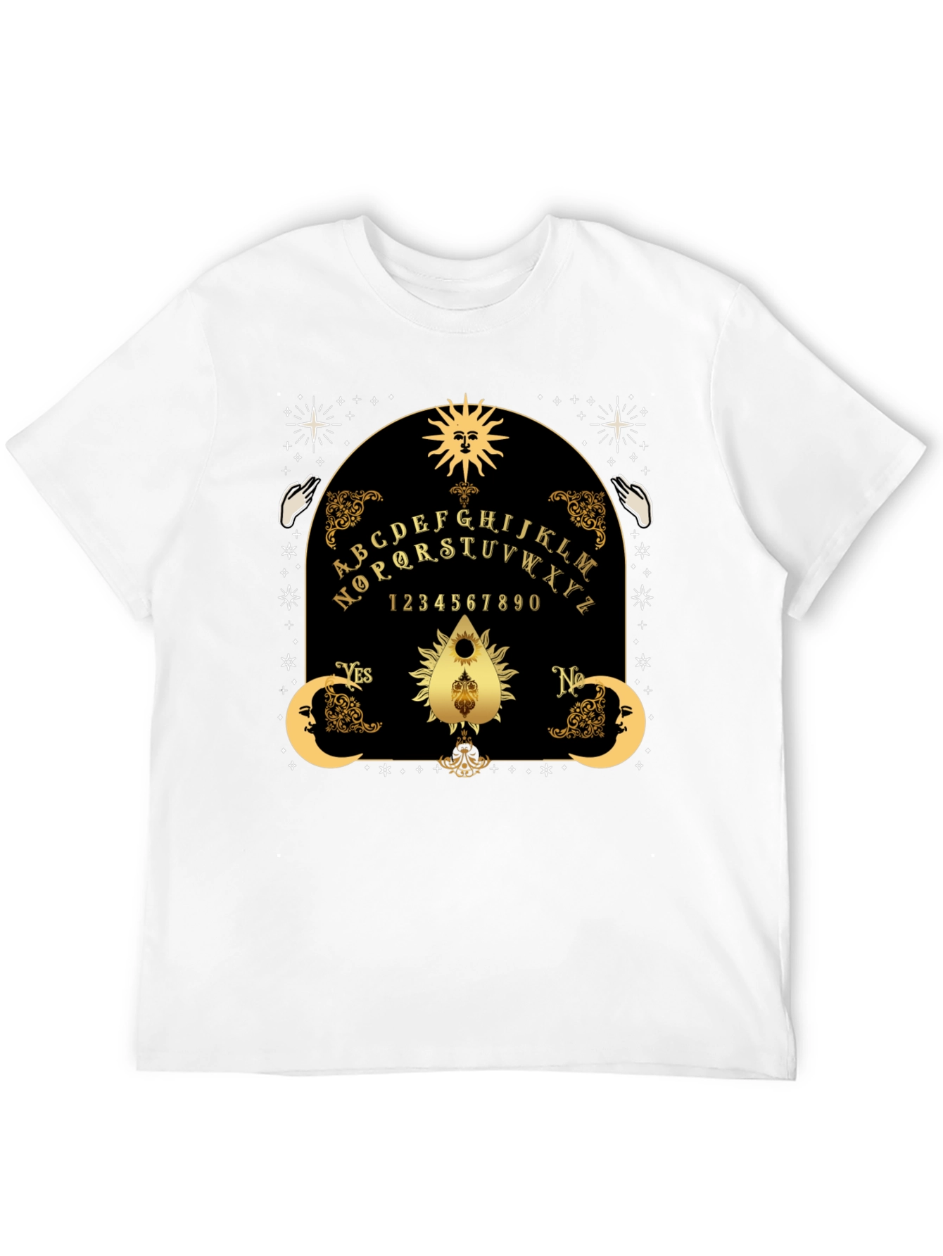Mystic Ouija Board T-Shirt - Goth Occult Apparel