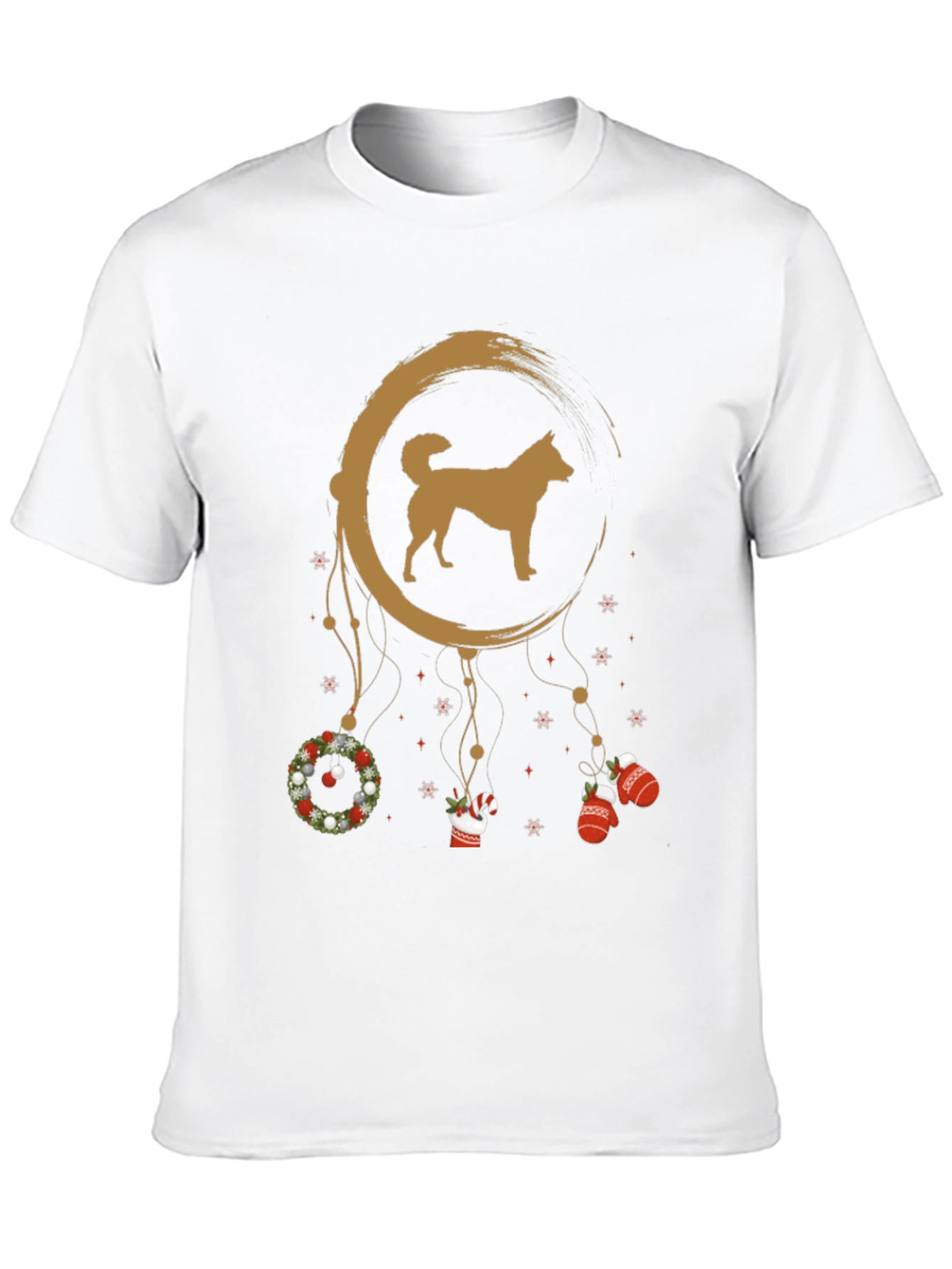Dog Christmas Dreamcatcher Tee
