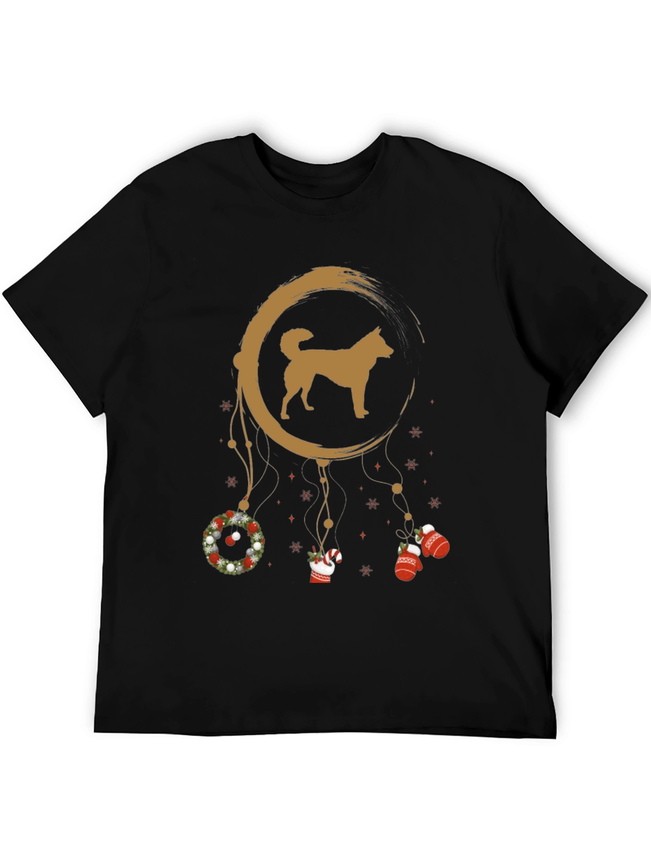 Dog Christmas Dreamcatcher Tee