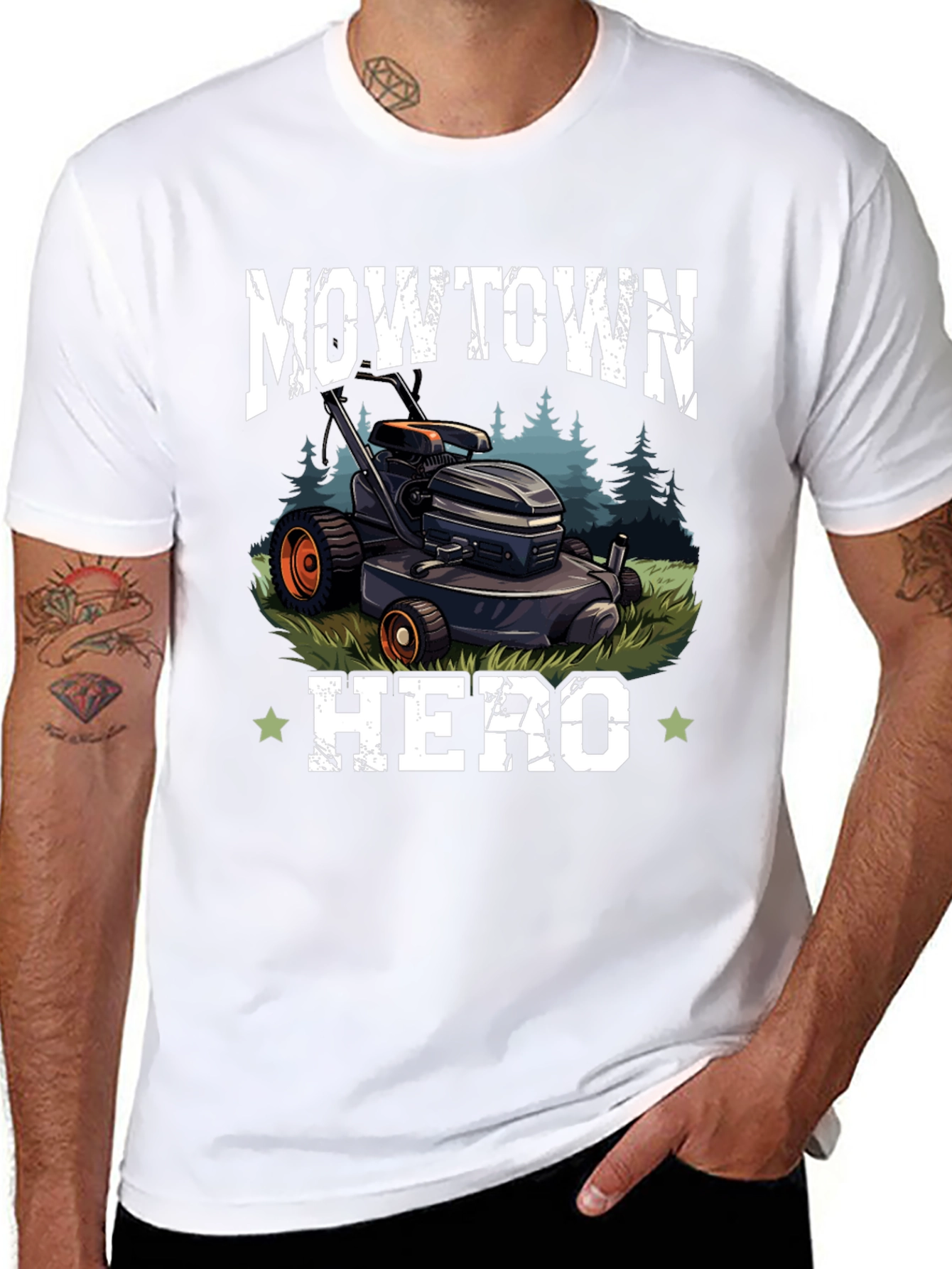 Mowtown Hero Graphic Tee - Lawn Care T-Shirt