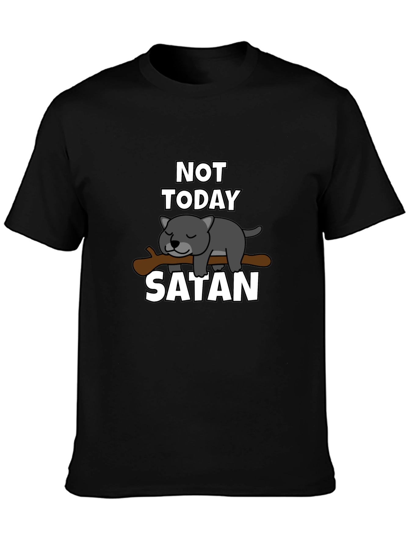 Not Today Satan Graphic T-Shirt