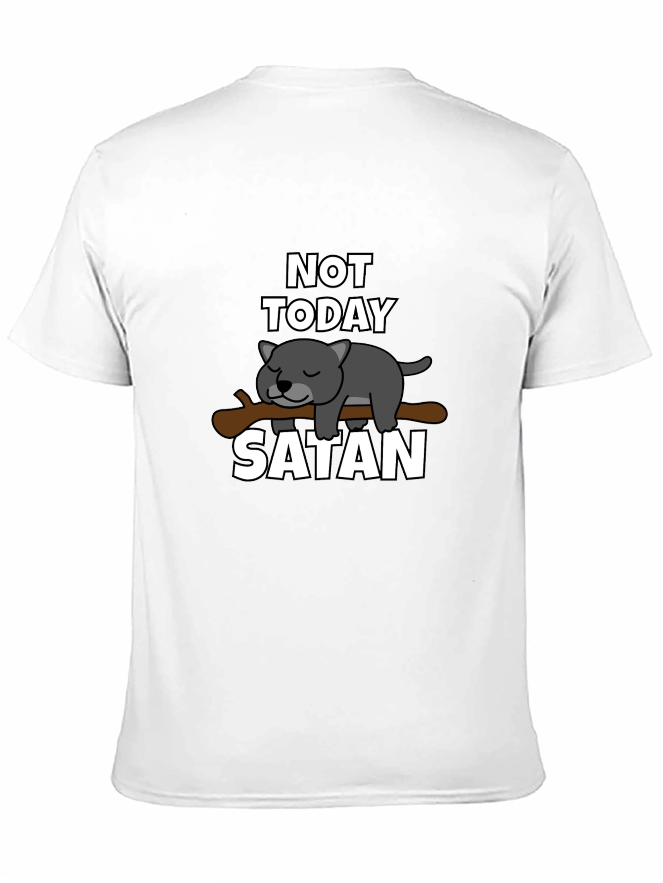 Not Today Satan Graphic T-Shirt