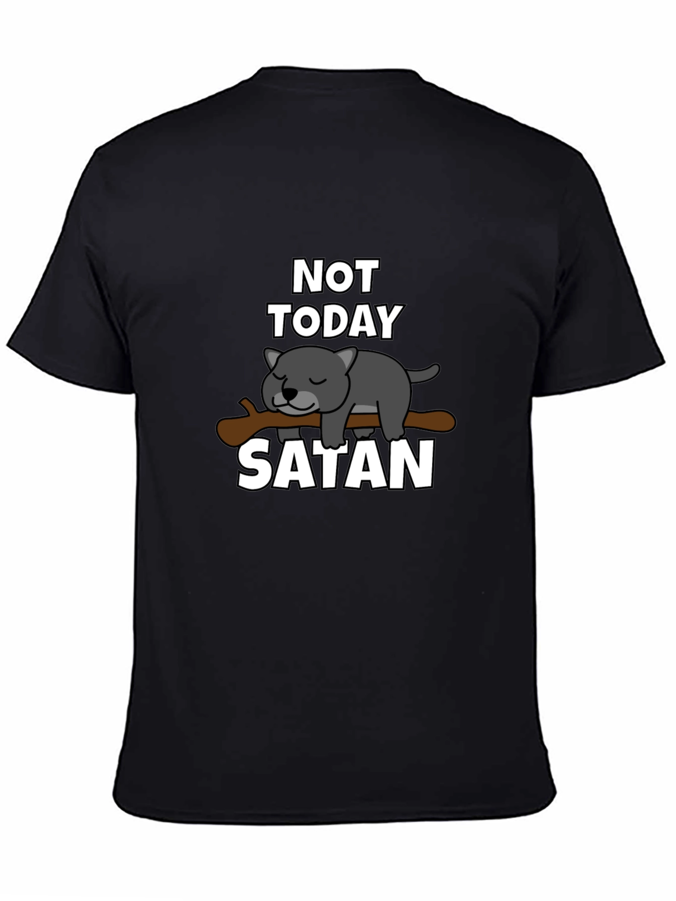Not Today Satan Graphic T-Shirt