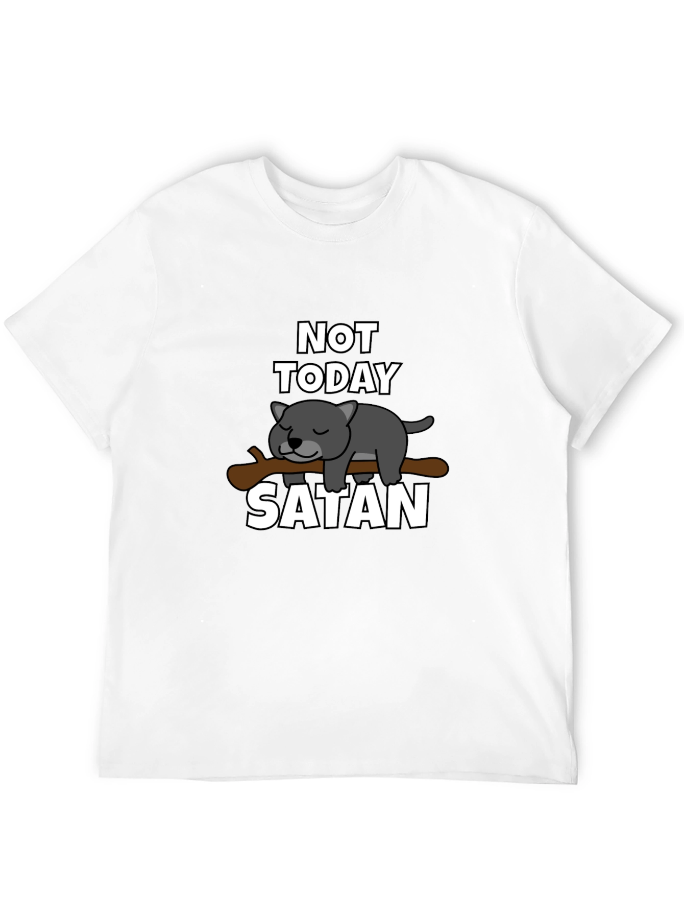 Not Today Satan Graphic T-Shirt