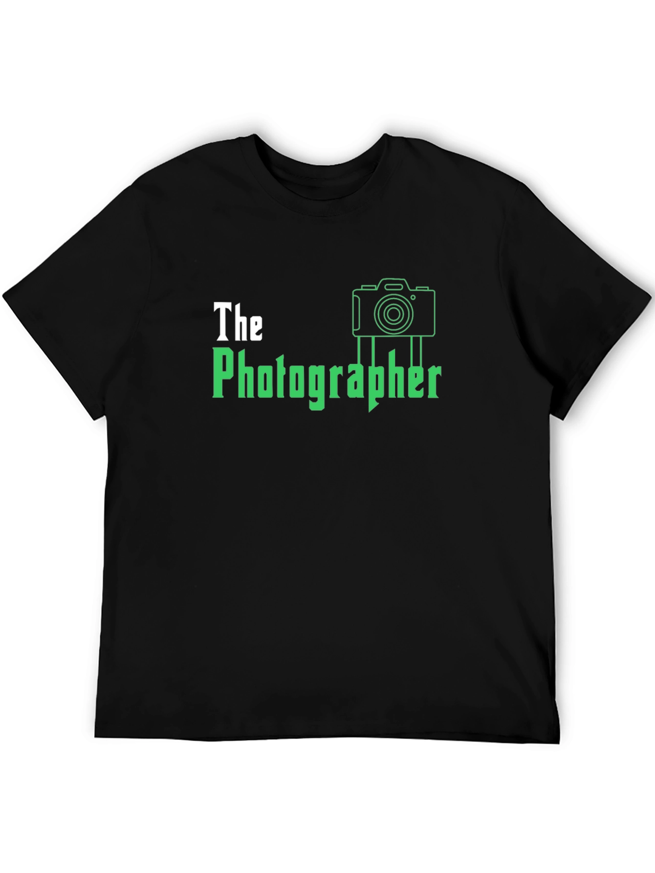 The Photographer Graphic Tee - Black