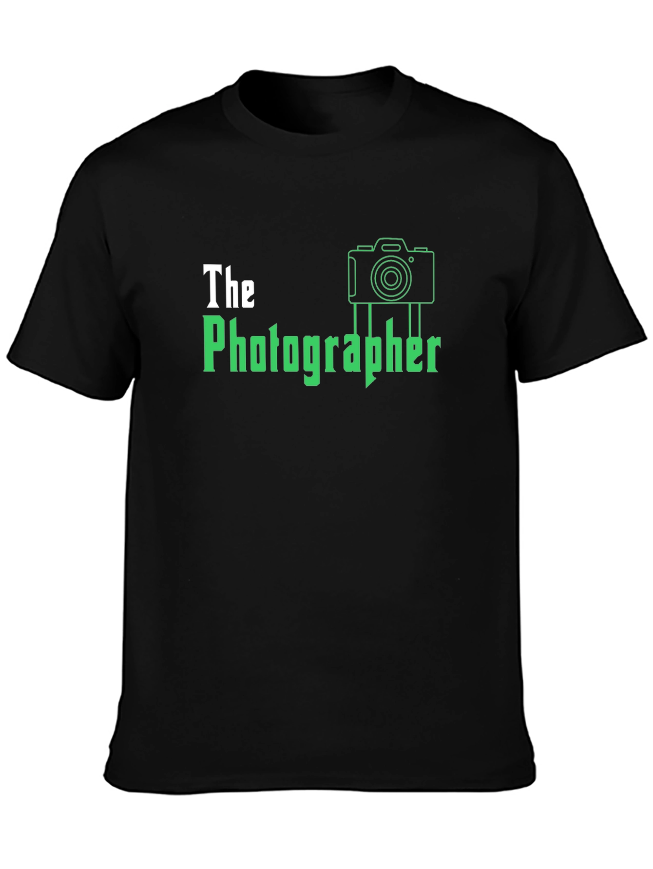 The Photographer Graphic Tee - Black