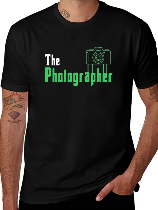 The Photographer Graphic Tee - Black