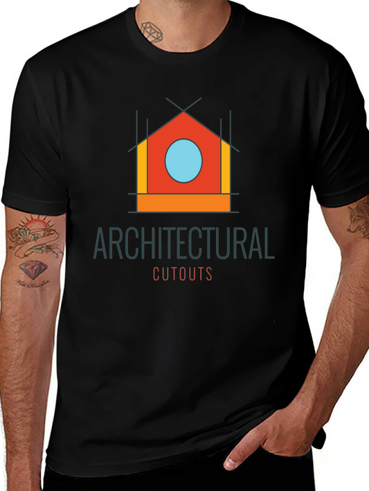 Architectural Cutouts Graphic T-Shirt
