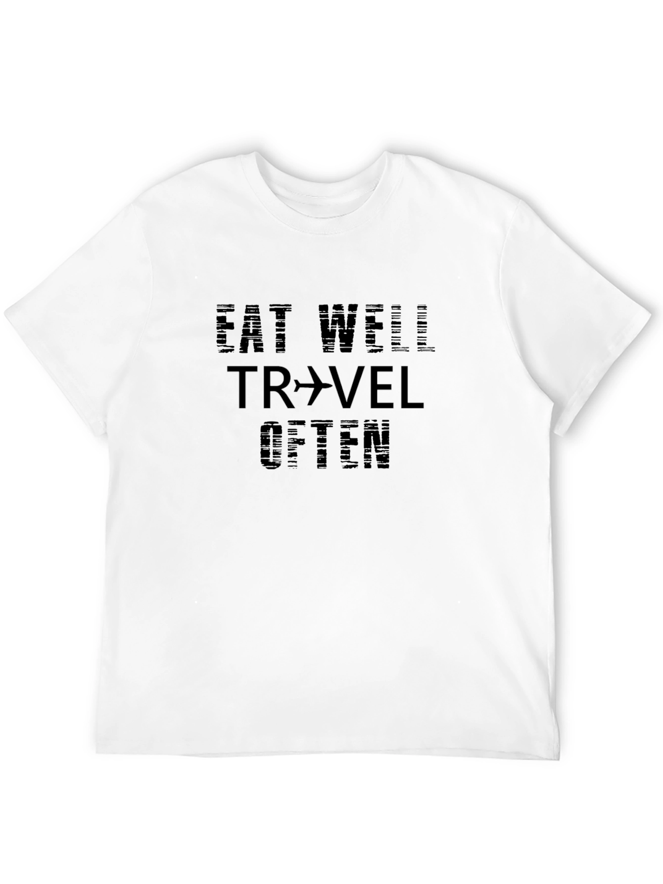 Eat Well Travel Often Graphic T-Shirt